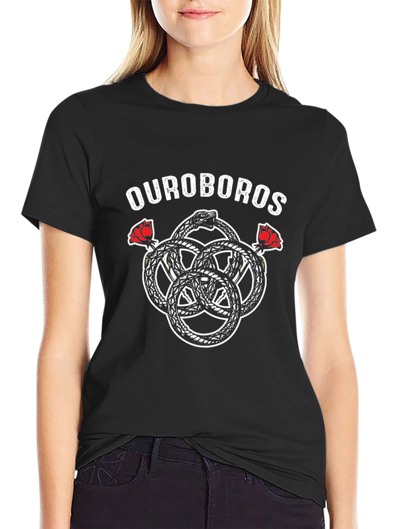 Ouroboros Snake Circle T-Shirt