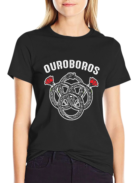 Ouroboros Snake Circle T-Shirt