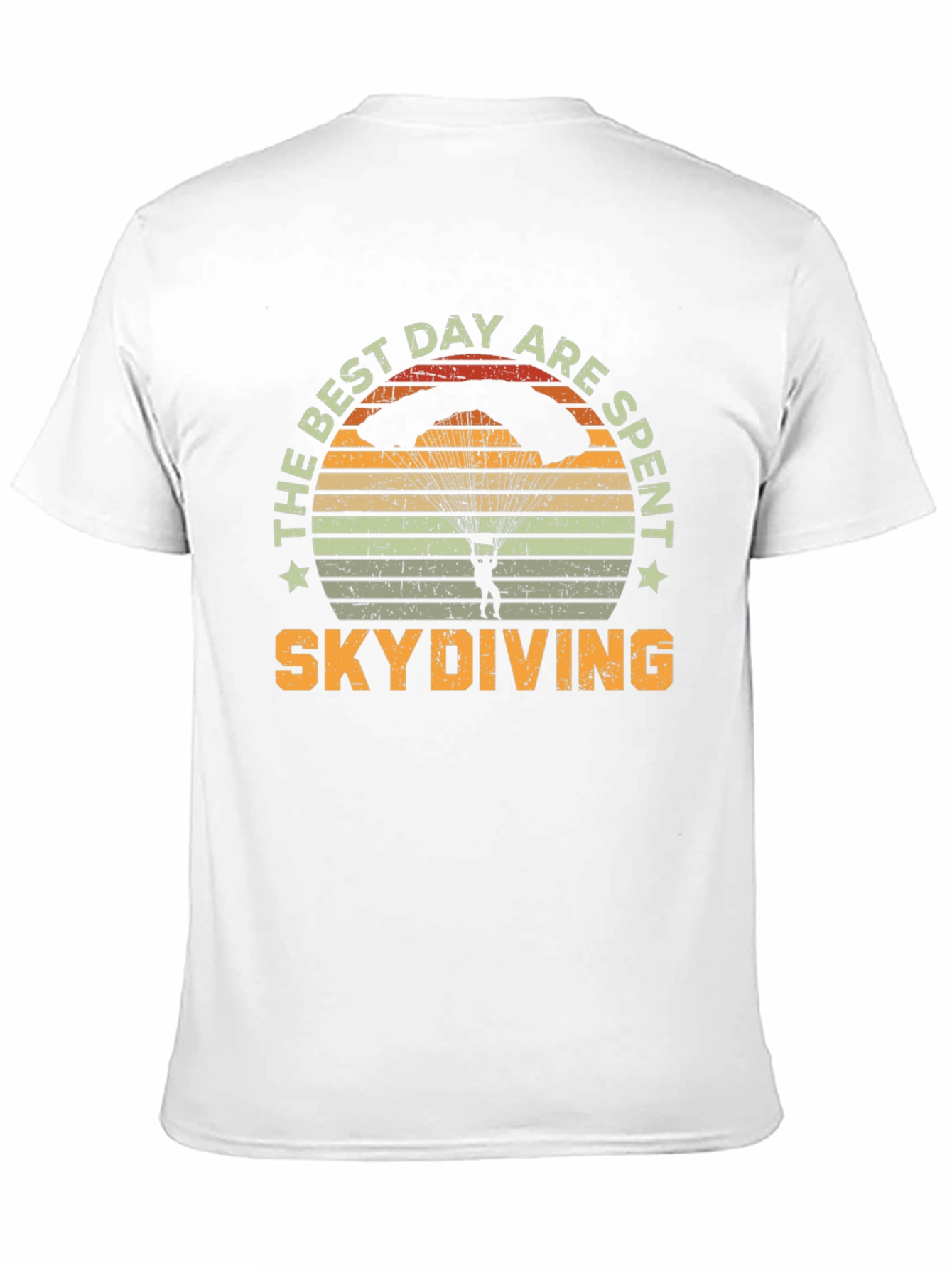 Skydiving T-Shirt - The Best Day Are Spent