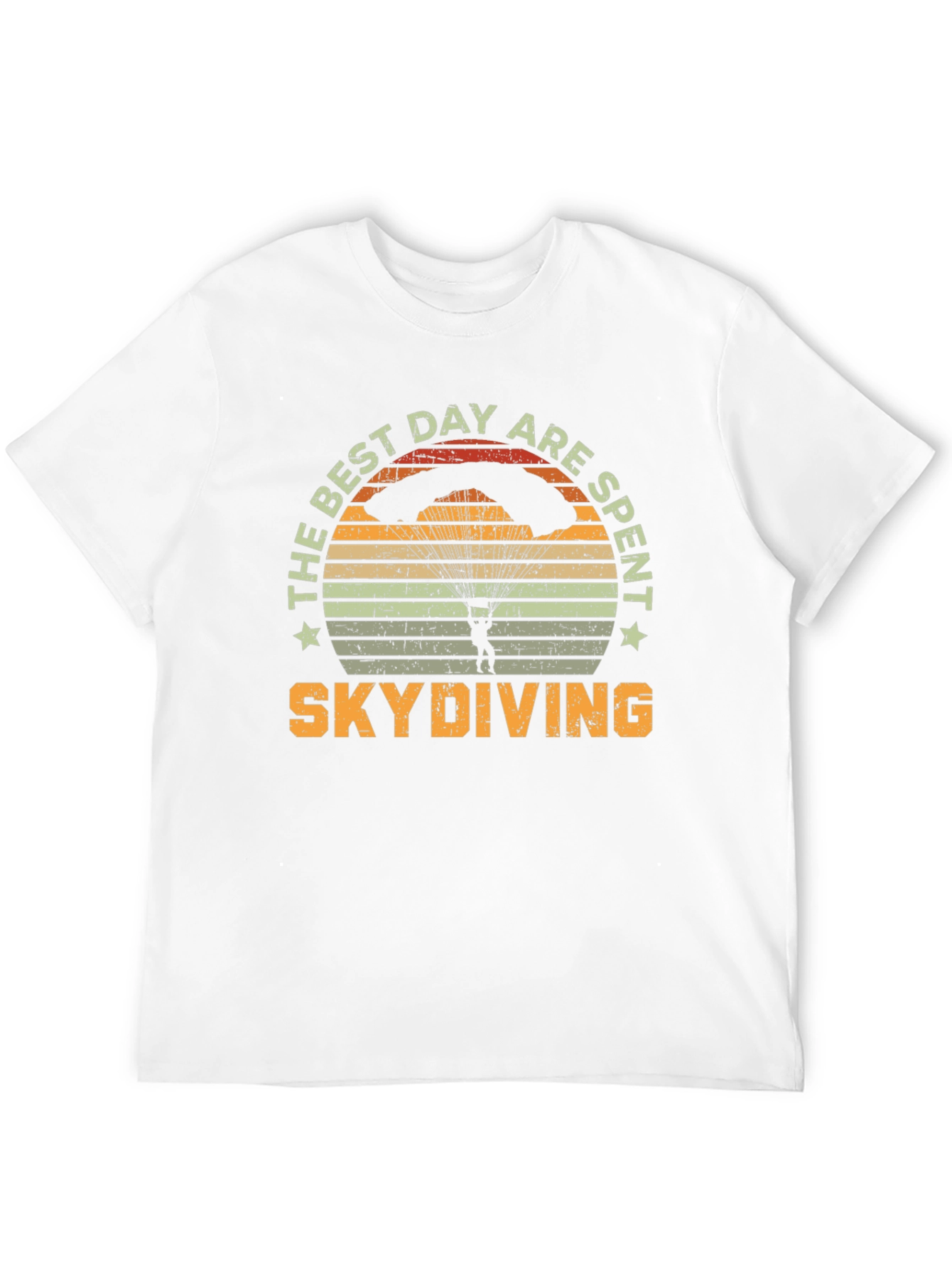 Skydiving T-Shirt - The Best Day Are Spent