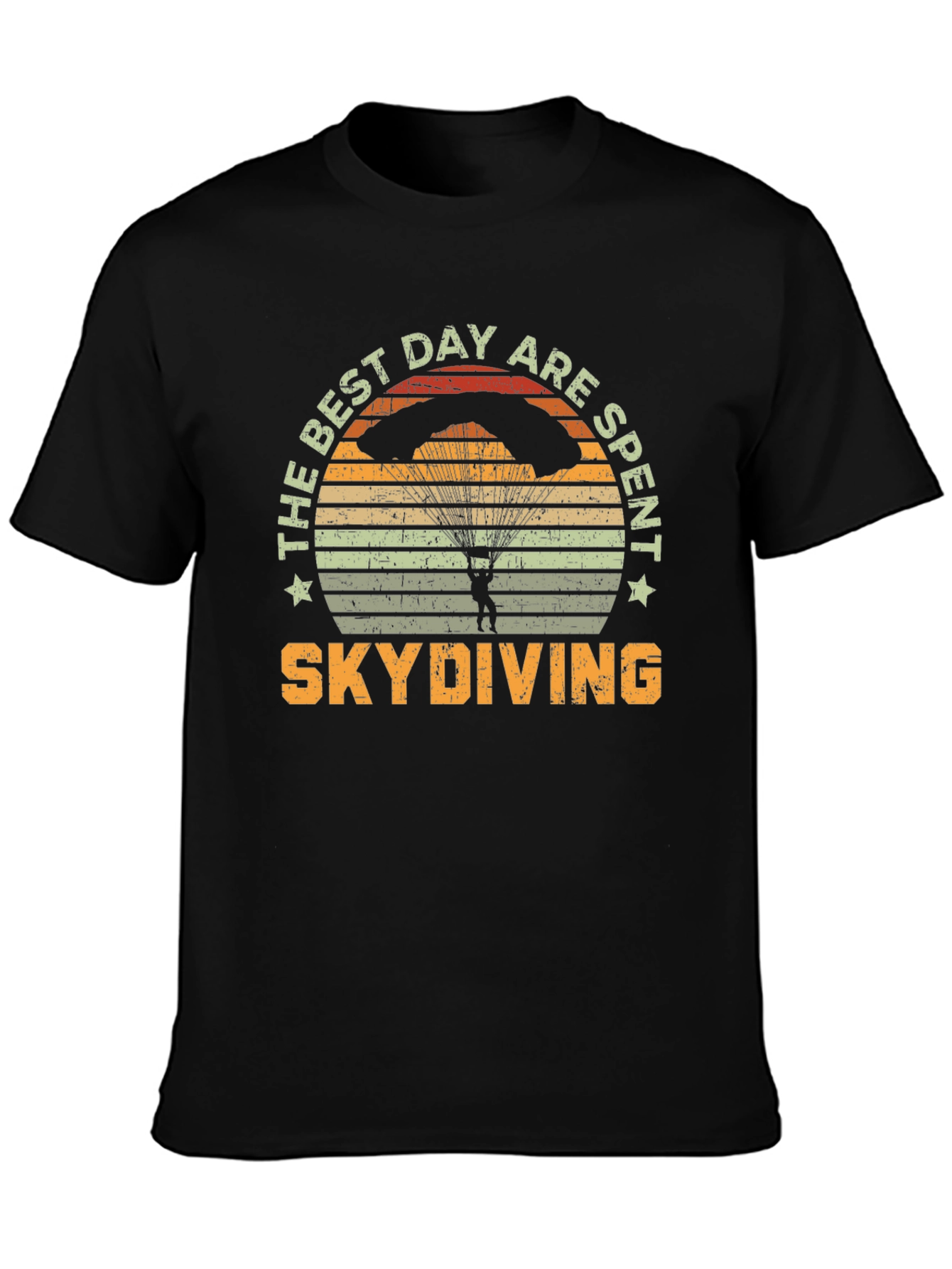 Skydiving T-Shirt - The Best Day Are Spent
