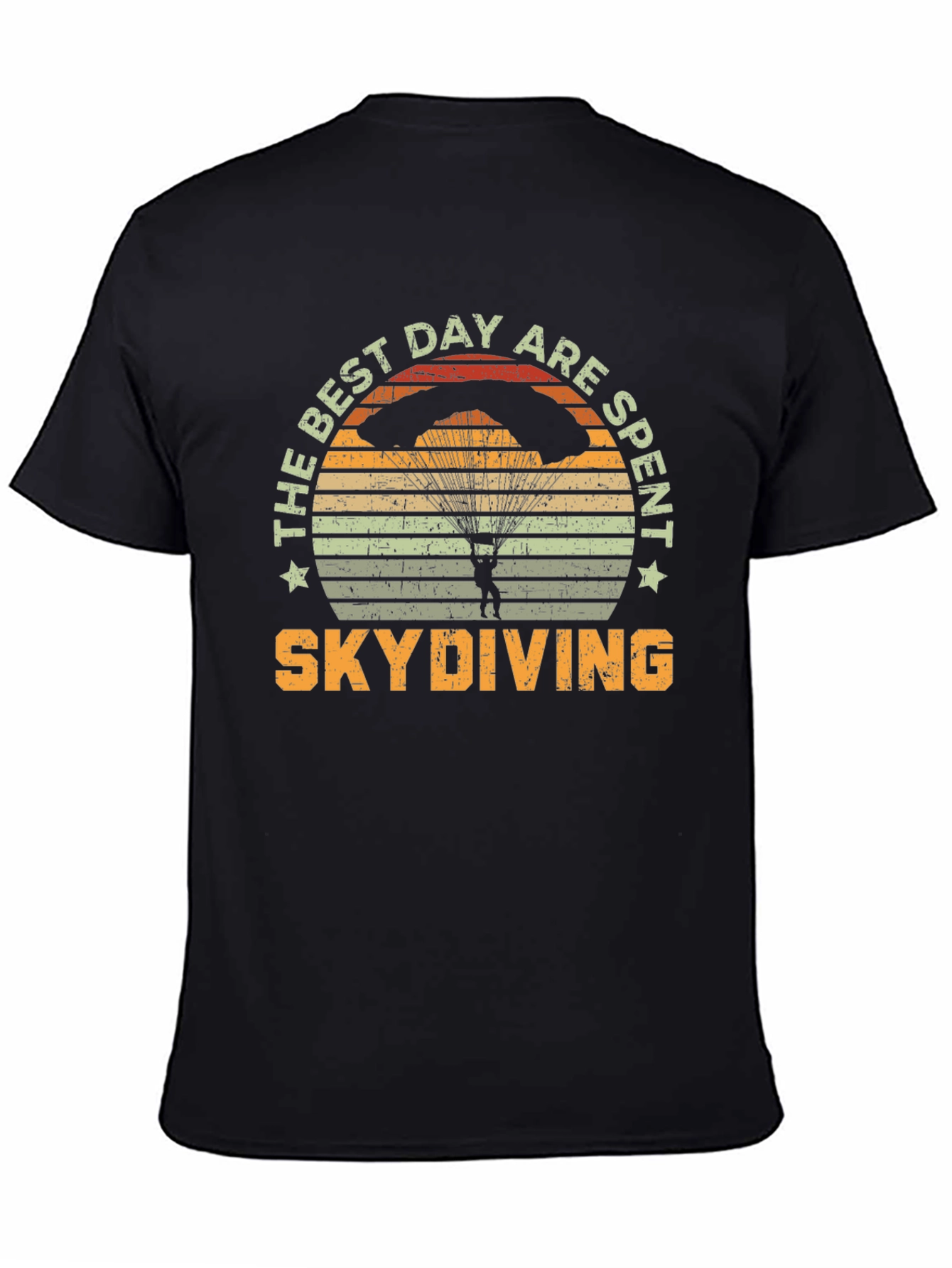 Skydiving T-Shirt - The Best Day Are Spent