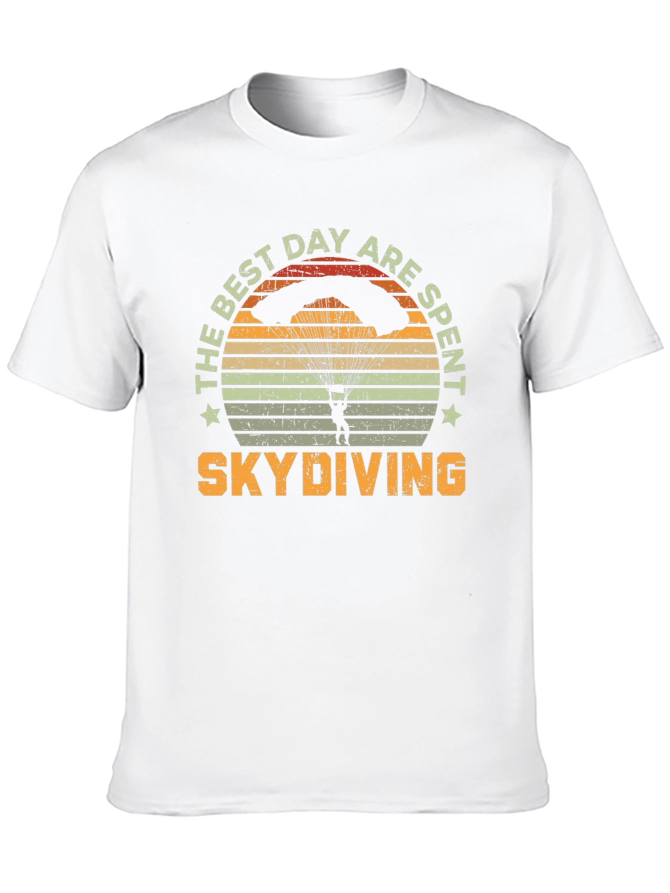 Skydiving T-Shirt - The Best Day Are Spent