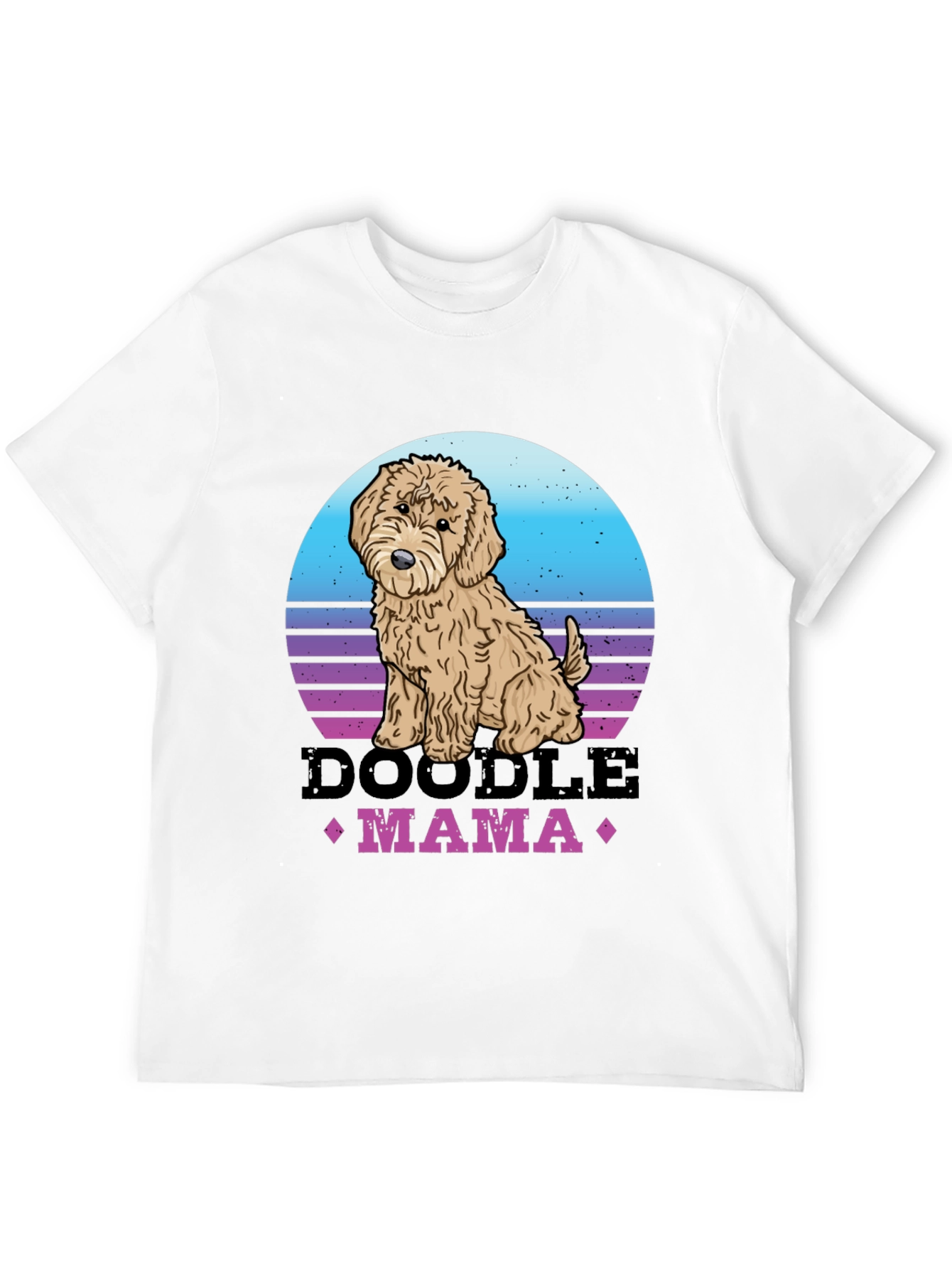 Doodle Mama Retro T-Shirt - Dog Lover Tee