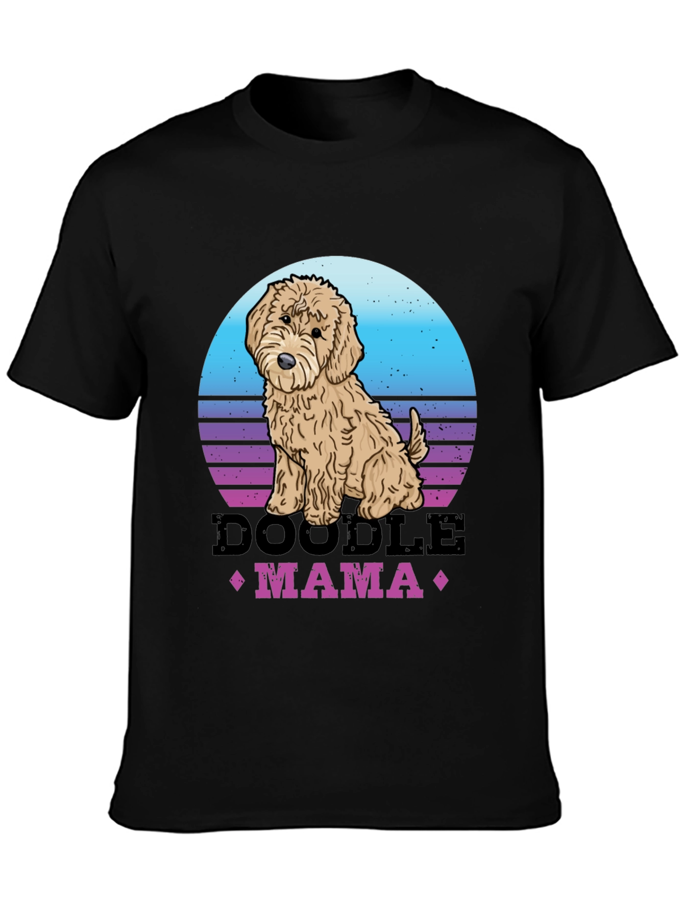 Doodle Mama Retro T-Shirt - Dog Lover Tee