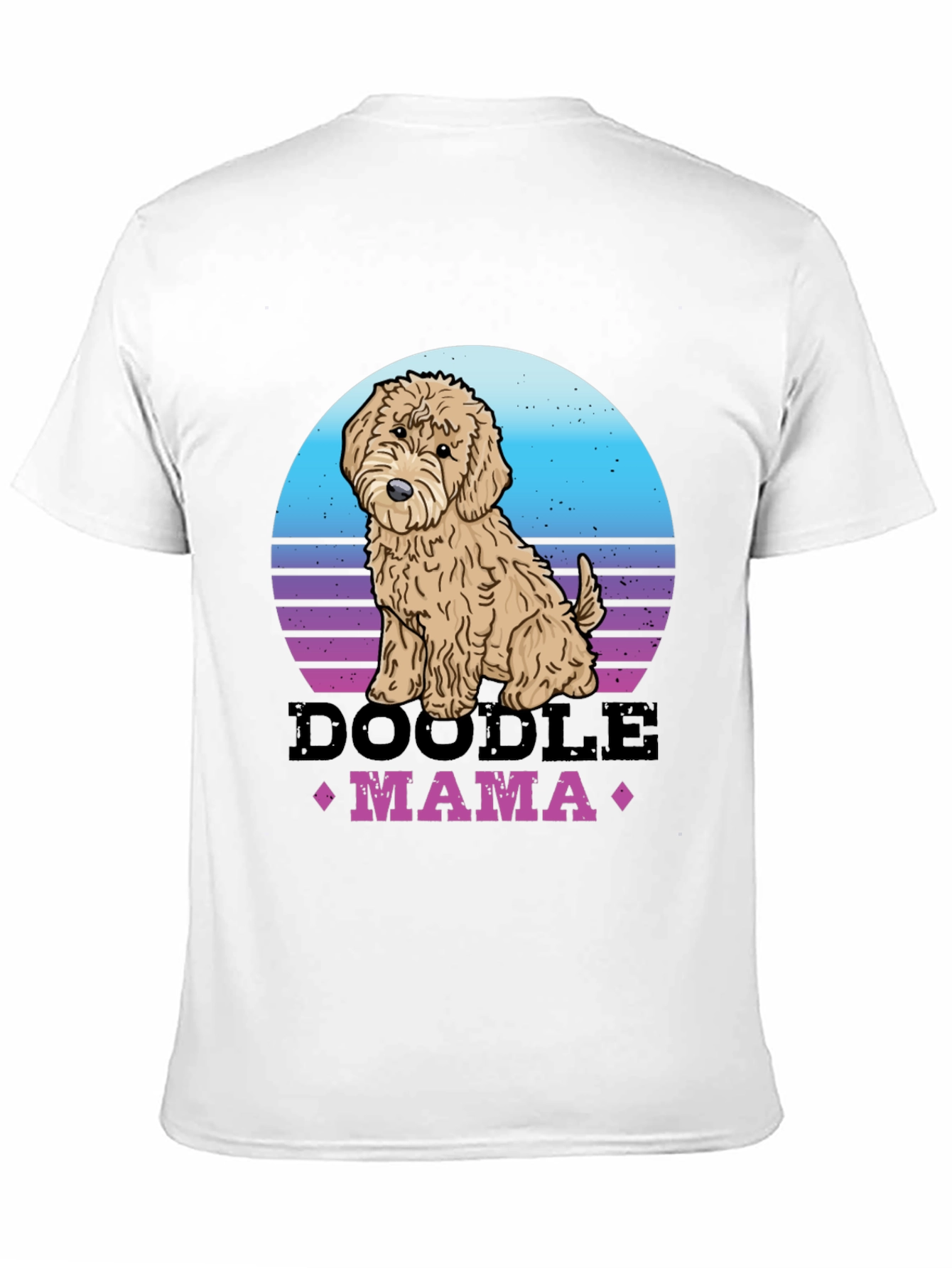 Doodle Mama Retro T-Shirt - Dog Lover Tee