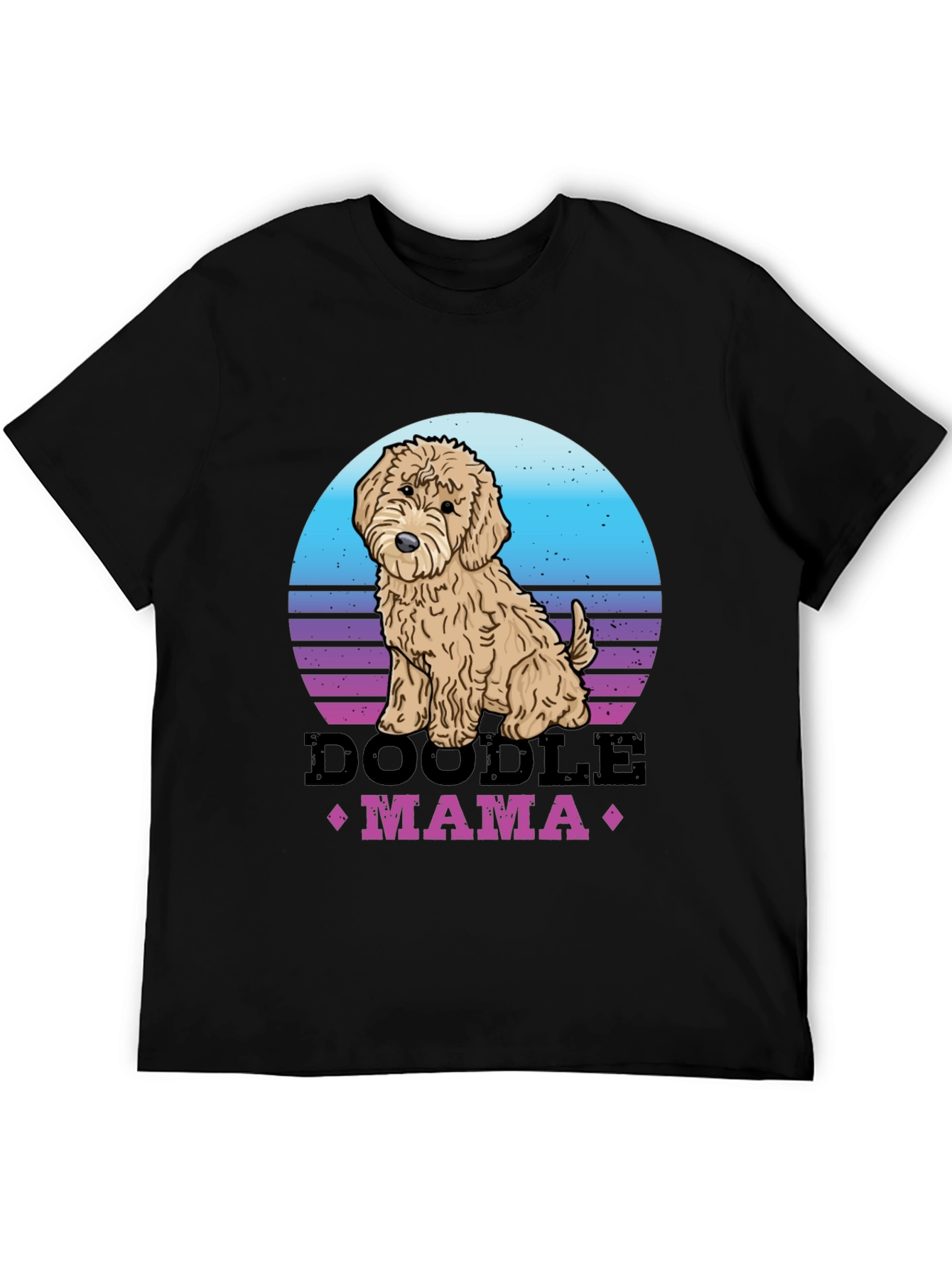 Doodle Mama Retro T-Shirt - Dog Lover Tee