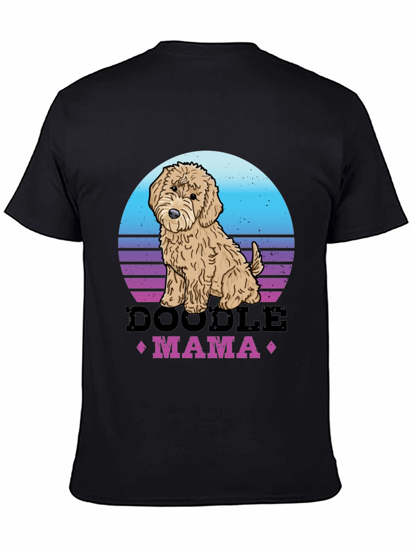Doodle Mama Retro T-Shirt - Dog Lover Tee