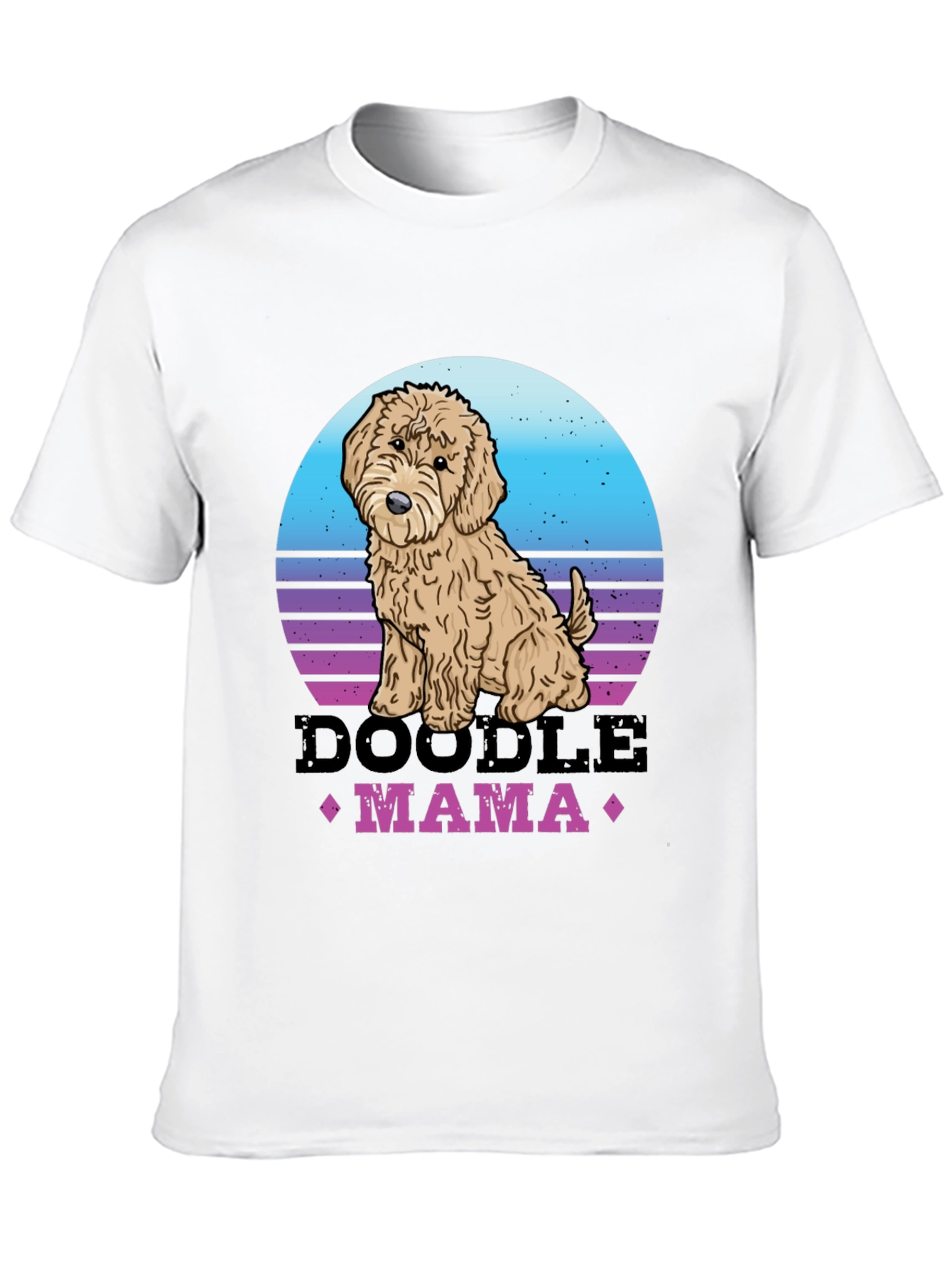 Doodle Mama Retro T-Shirt - Dog Lover Tee