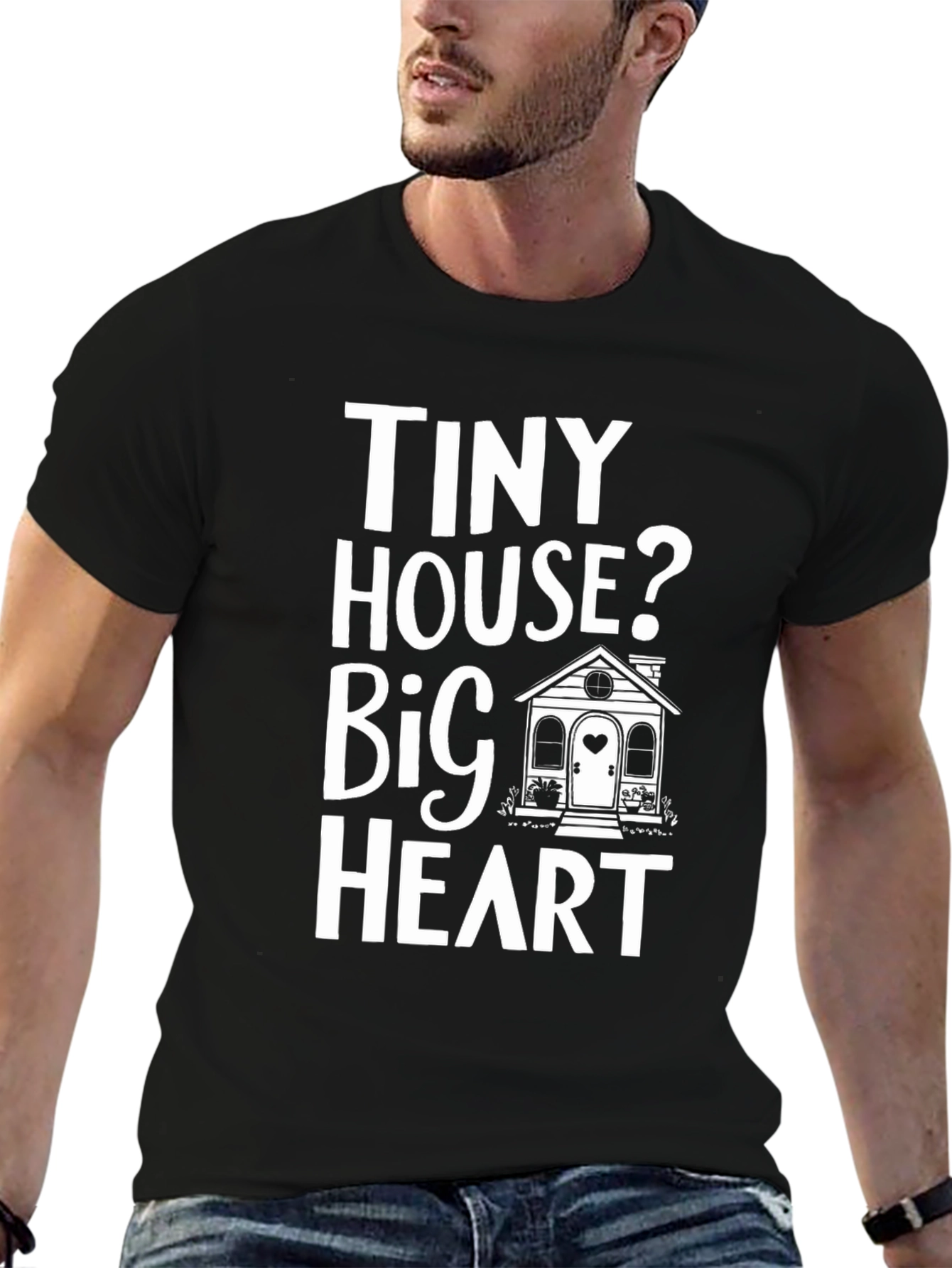 Tiny House Big Heart Graphic Tee