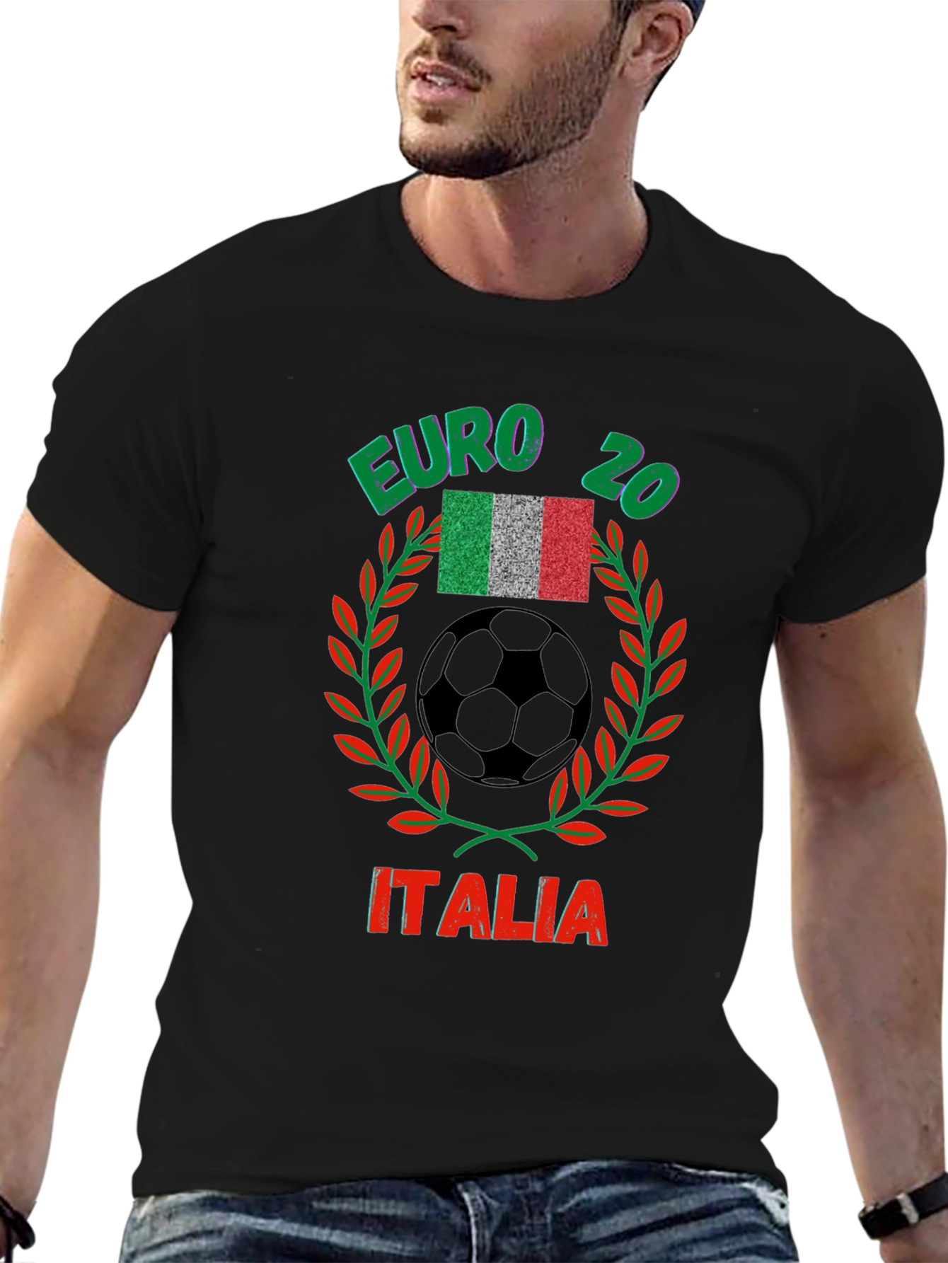 Euro 20 Italia Soccer T-Shirt