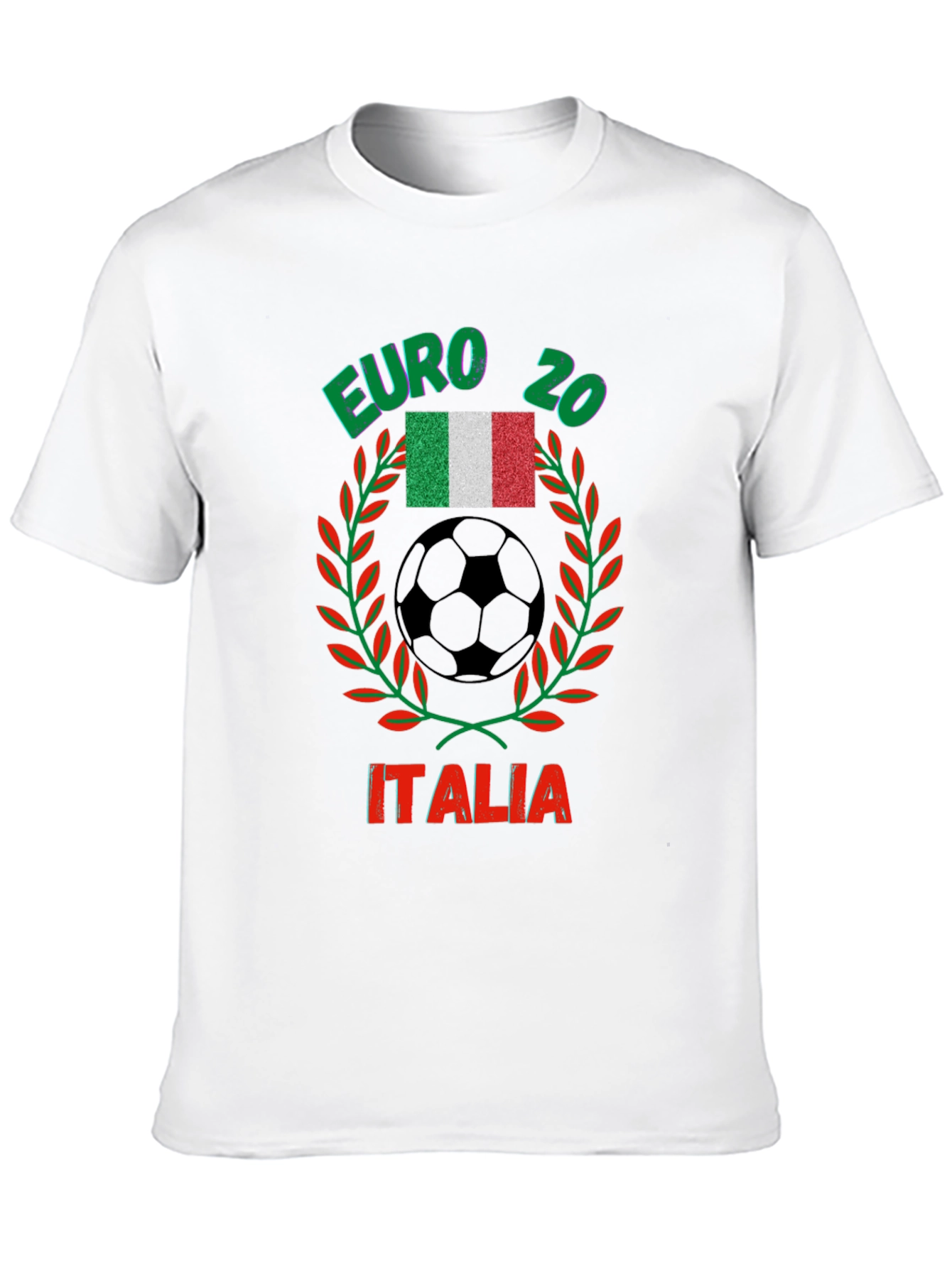 Euro 20 Italia Soccer T-Shirt