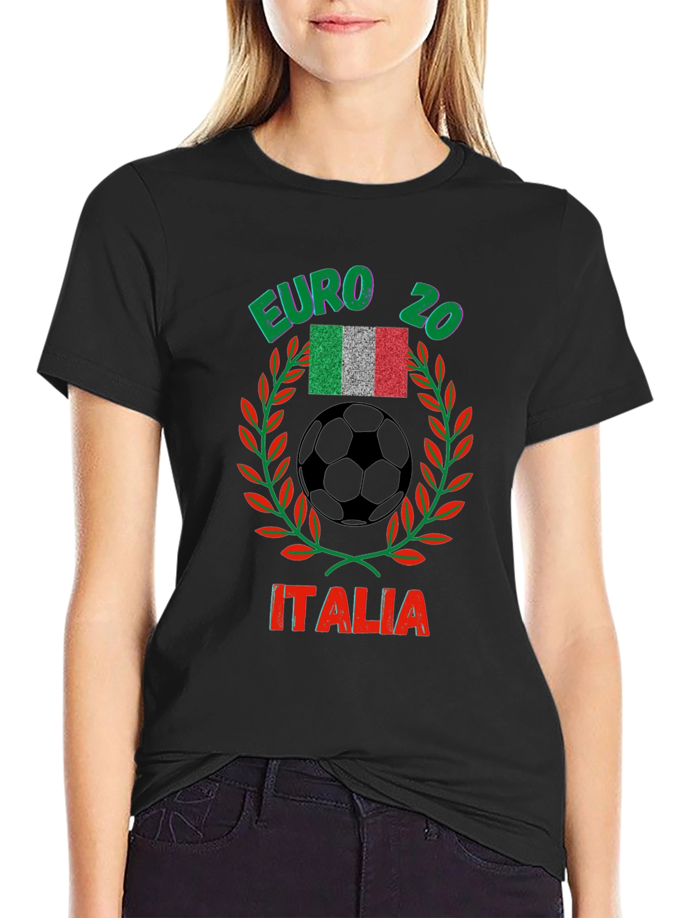 Euro 20 Italia Soccer T-Shirt