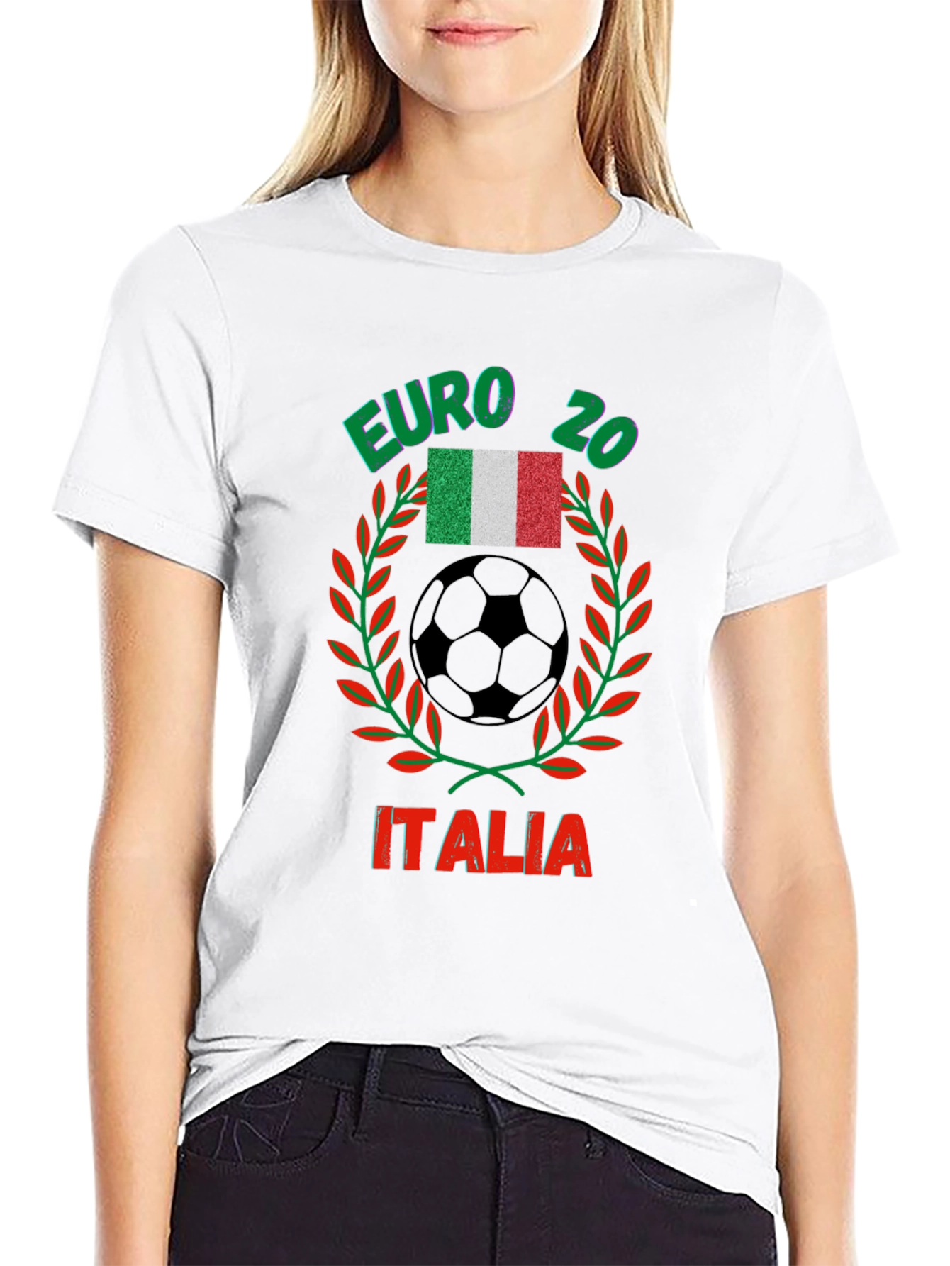 Euro 20 Italia Soccer T-Shirt