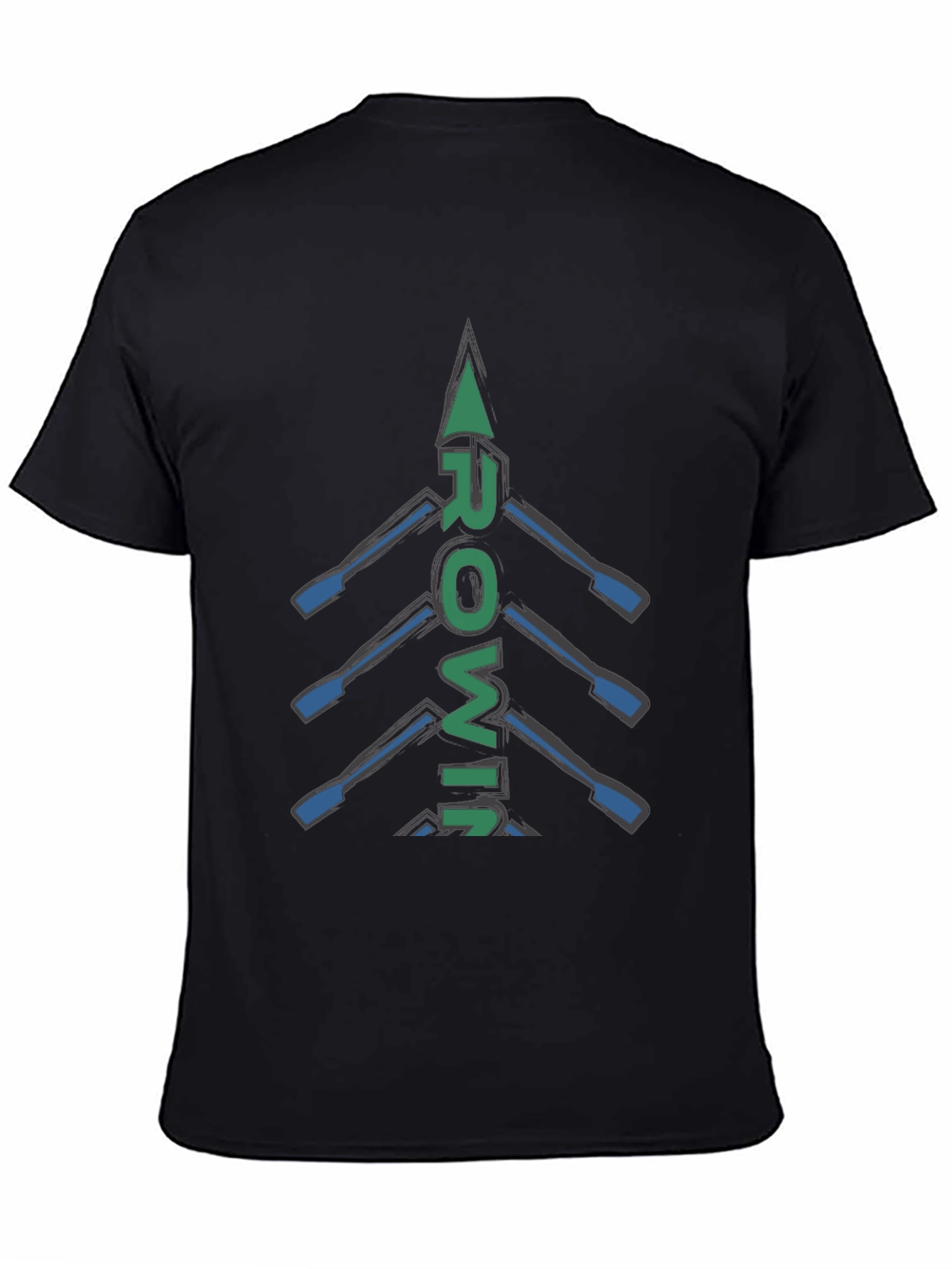 Rowing Oars Graphic T-Shirt | Sporty Casual Tee