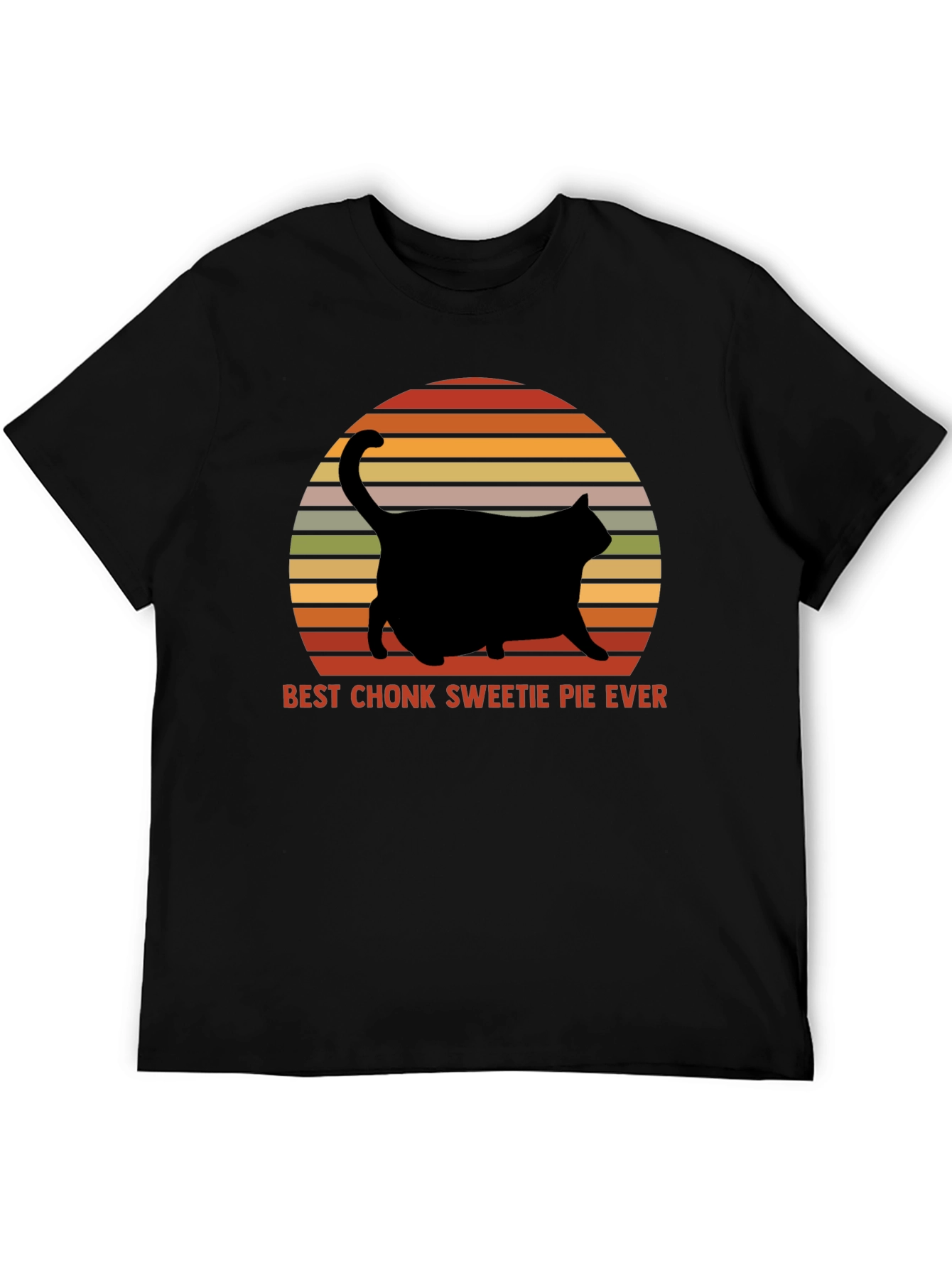 Chonk Sweetie Pie Cat Graphic T-Shirt
