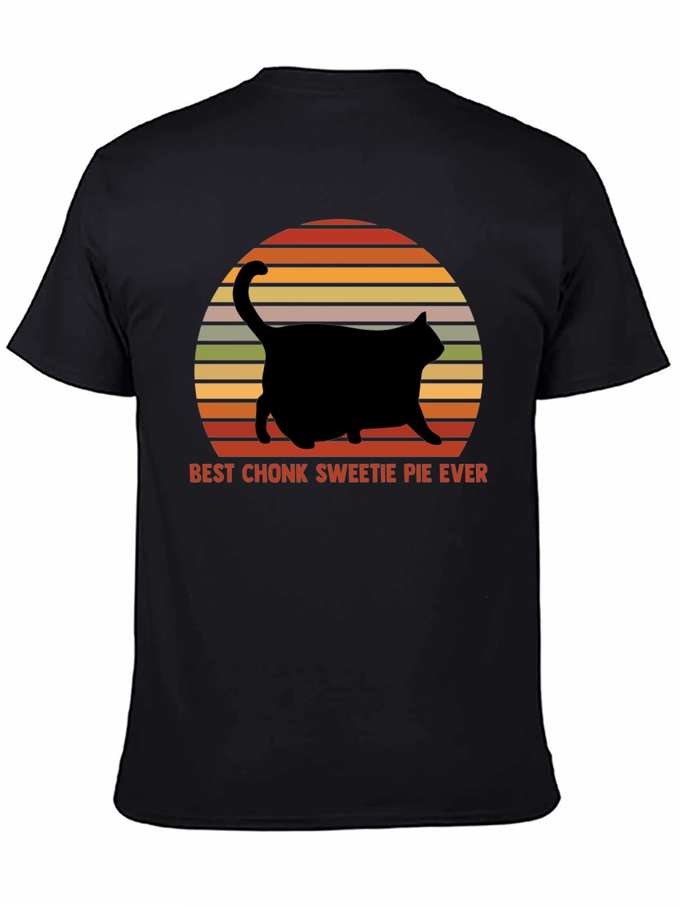 Chonk Sweetie Pie Cat Graphic T-Shirt