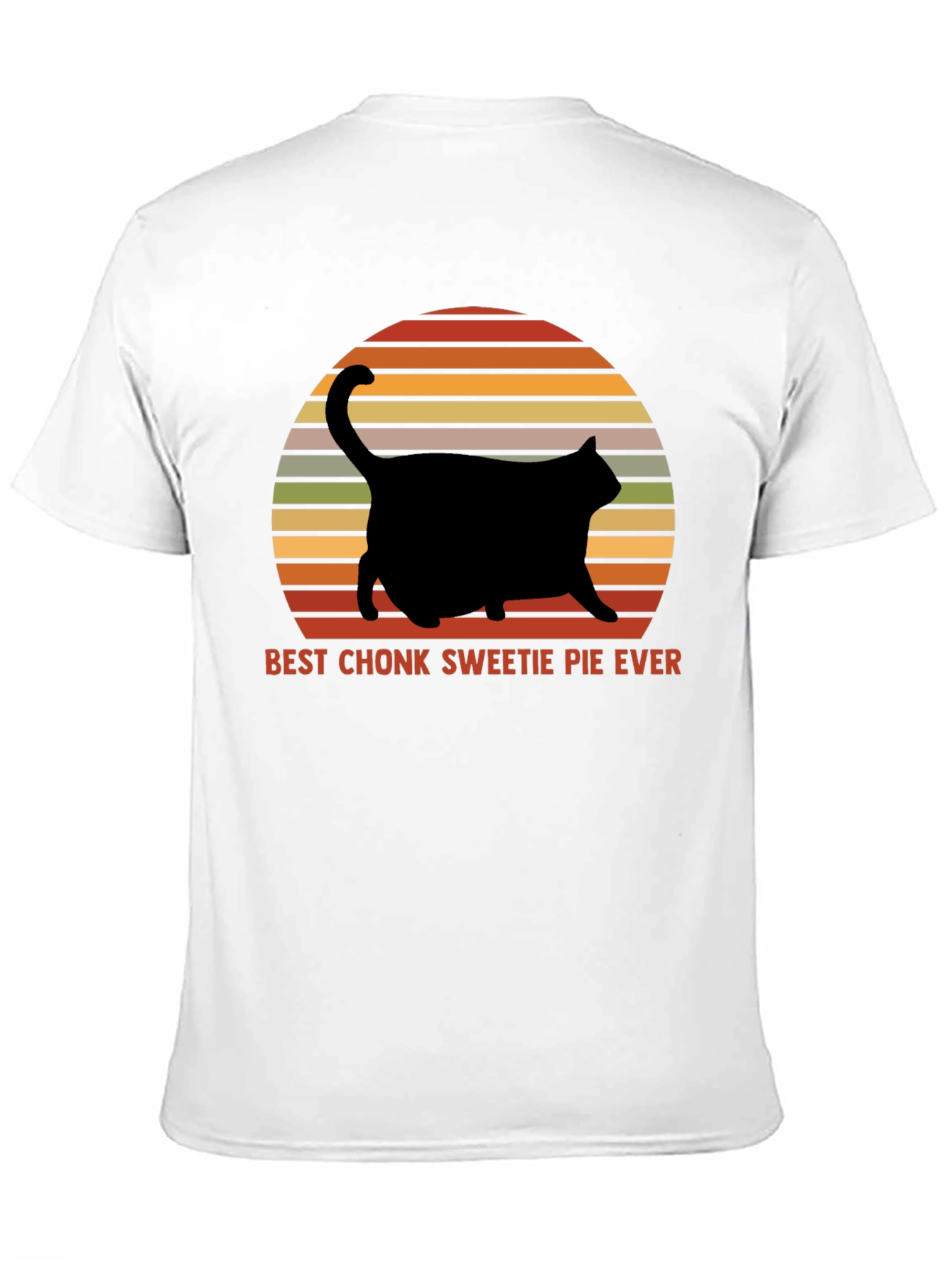 Chonk Sweetie Pie Cat Graphic T-Shirt