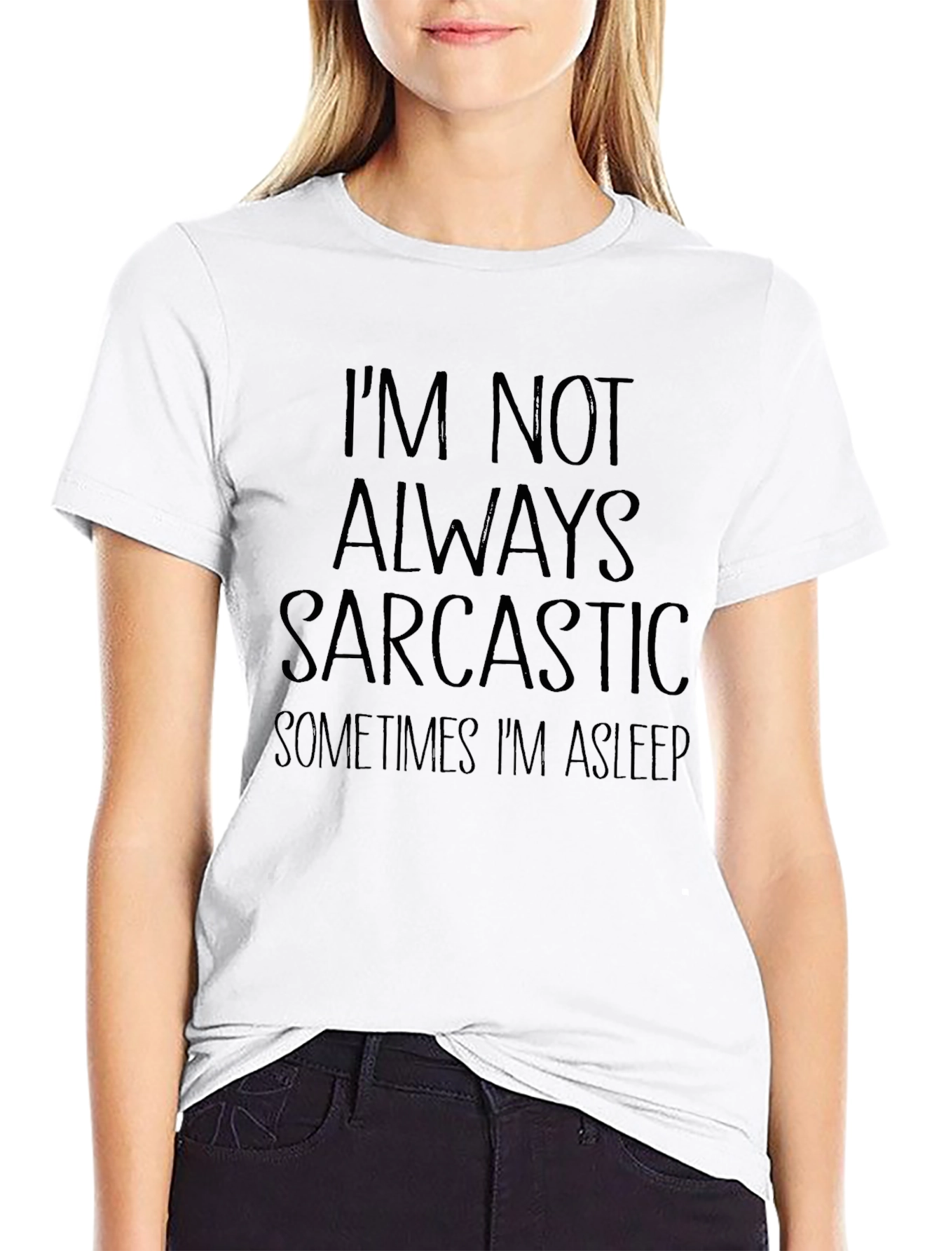 Sarcastic Asleep Graphic Tee - Unisex