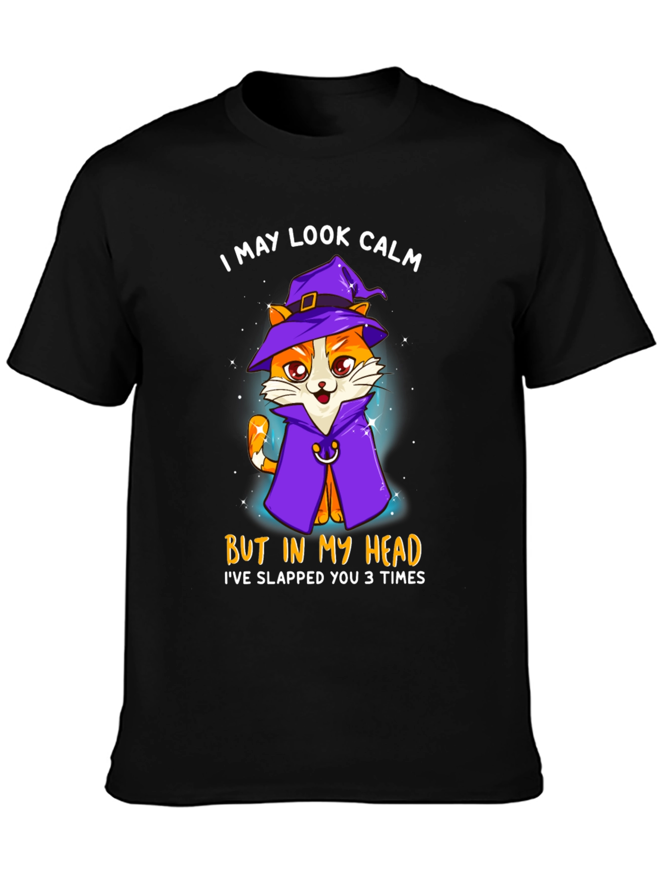 Cat Witch T-Shirt - I May Look Calm Tee