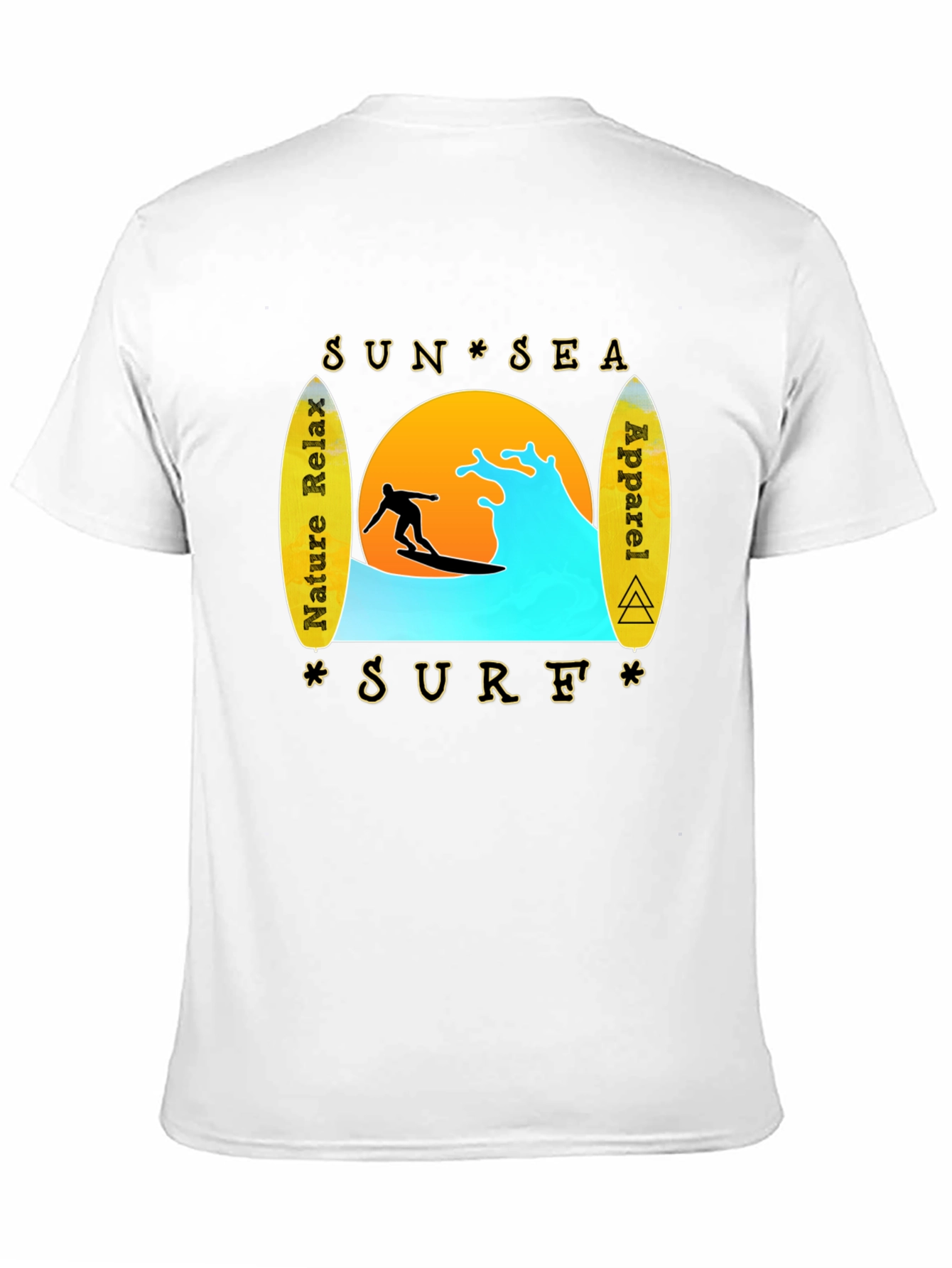 Sun Sea Surf T-Shirt - Nature Relax Apparel