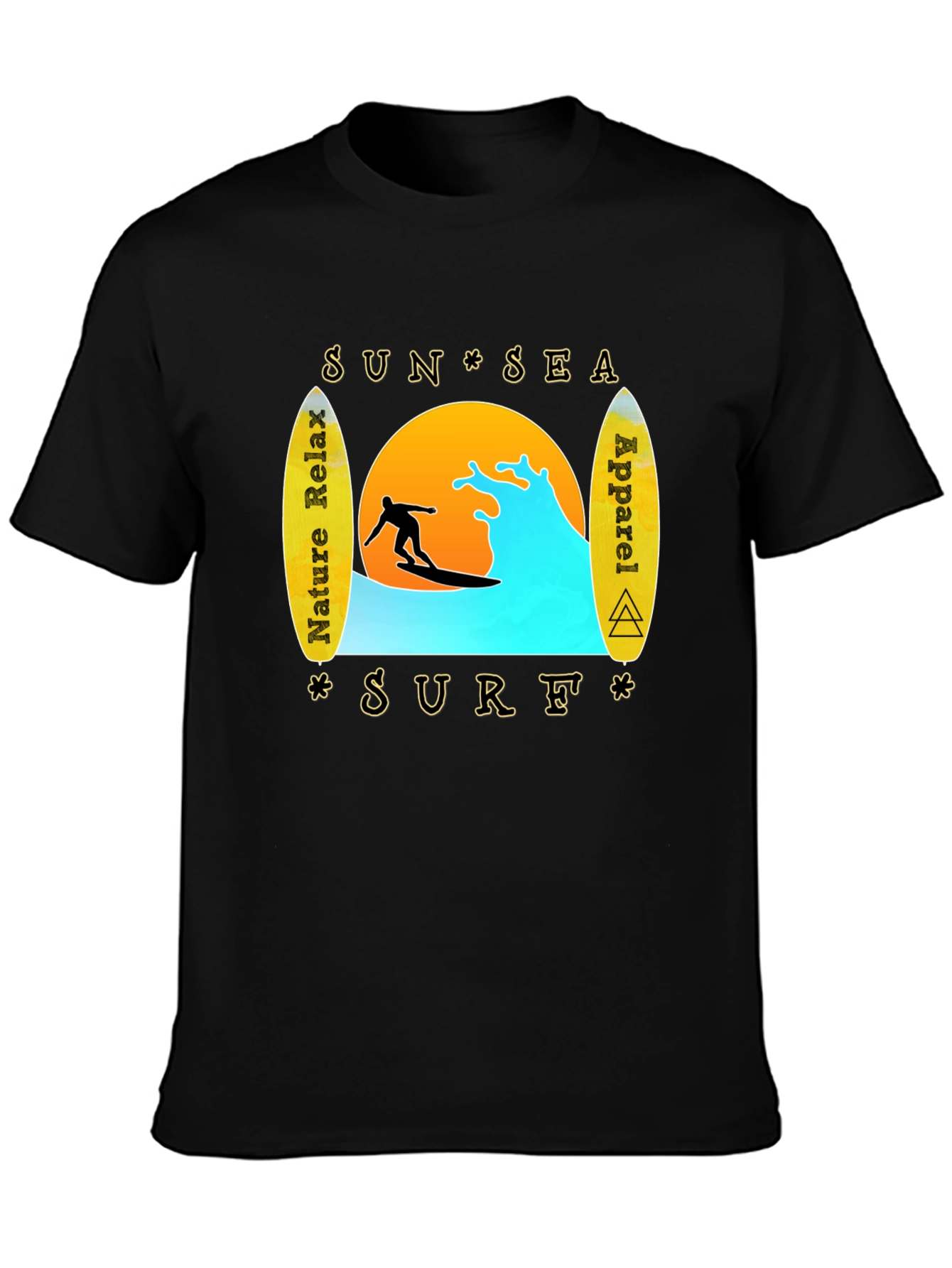 Sun Sea Surf T-Shirt - Nature Relax Apparel