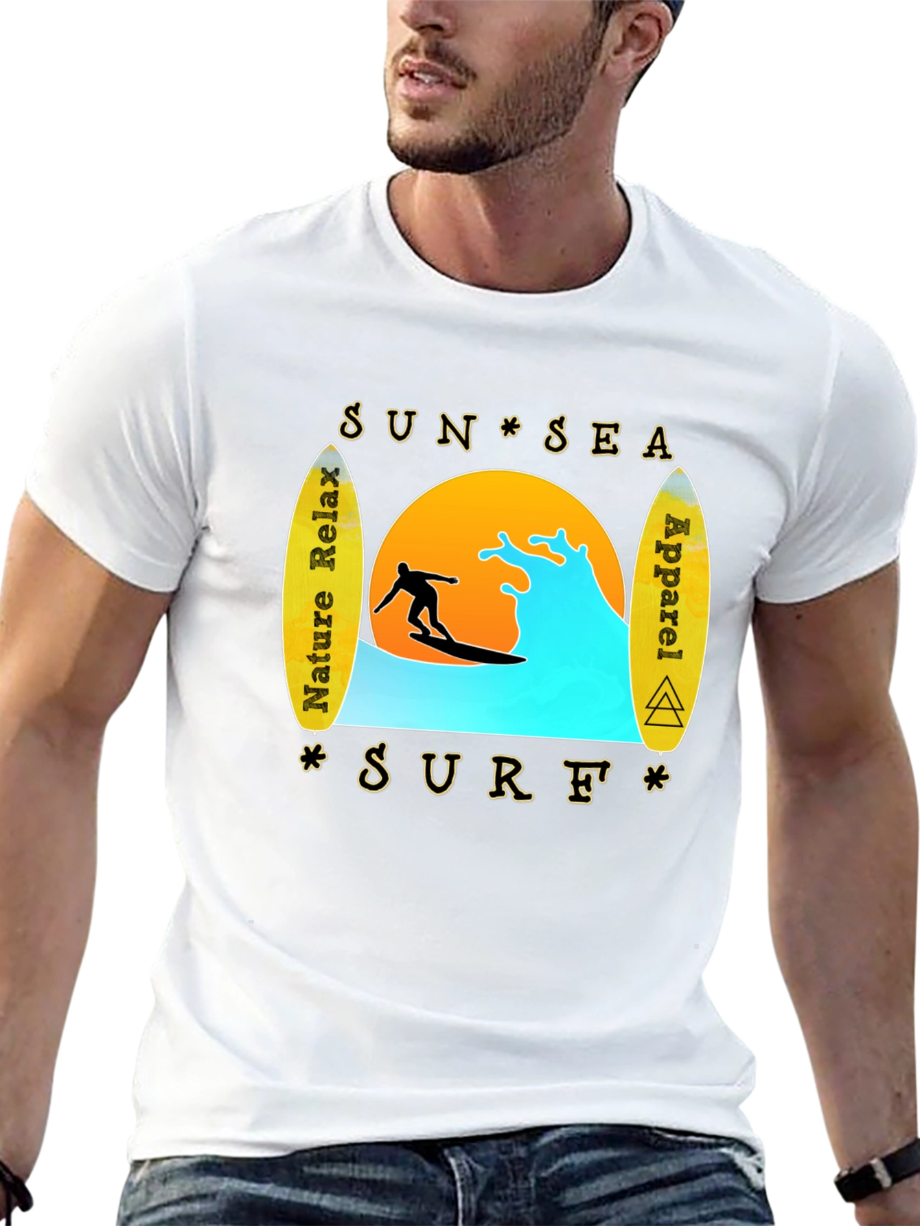 Sun Sea Surf T-Shirt - Nature Relax Apparel