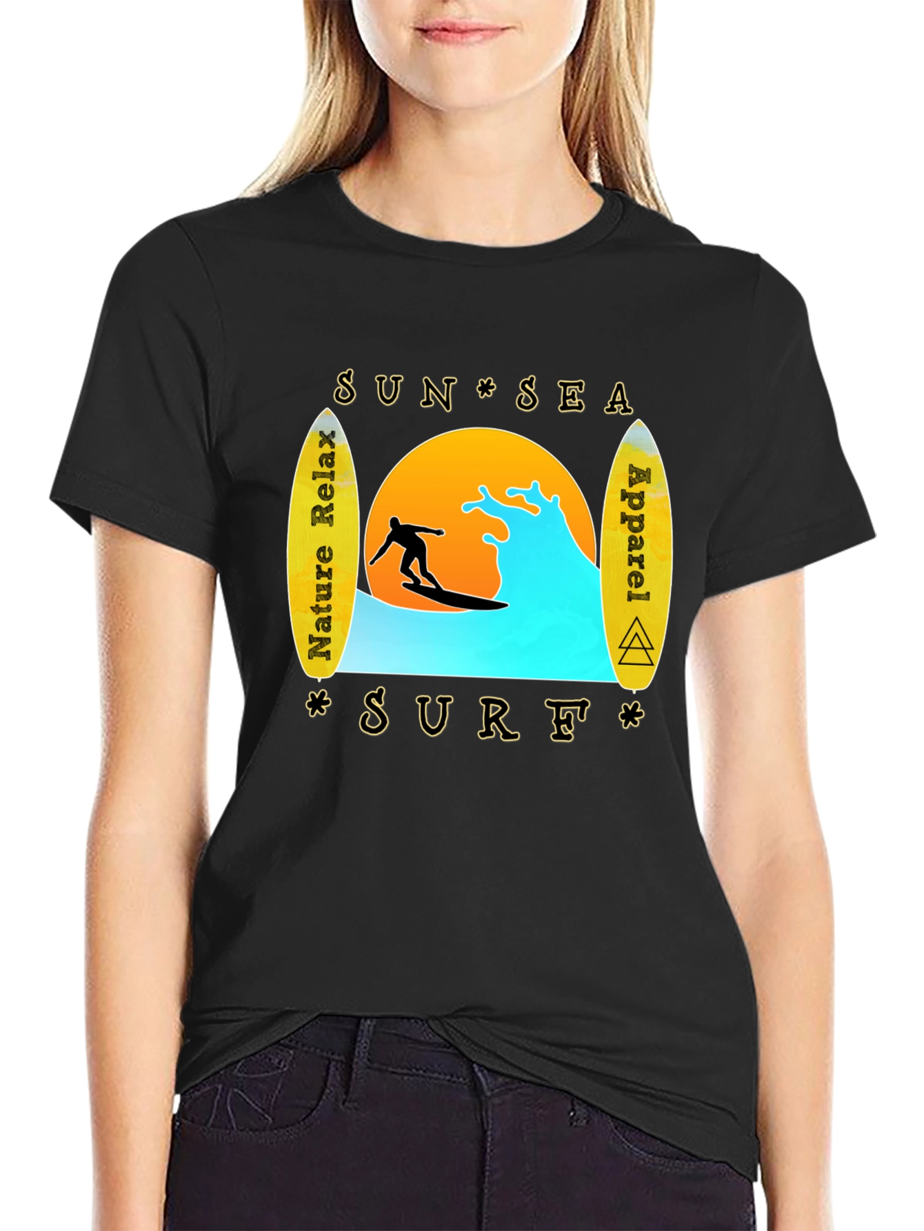 Sun Sea Surf T-Shirt - Nature Relax Apparel