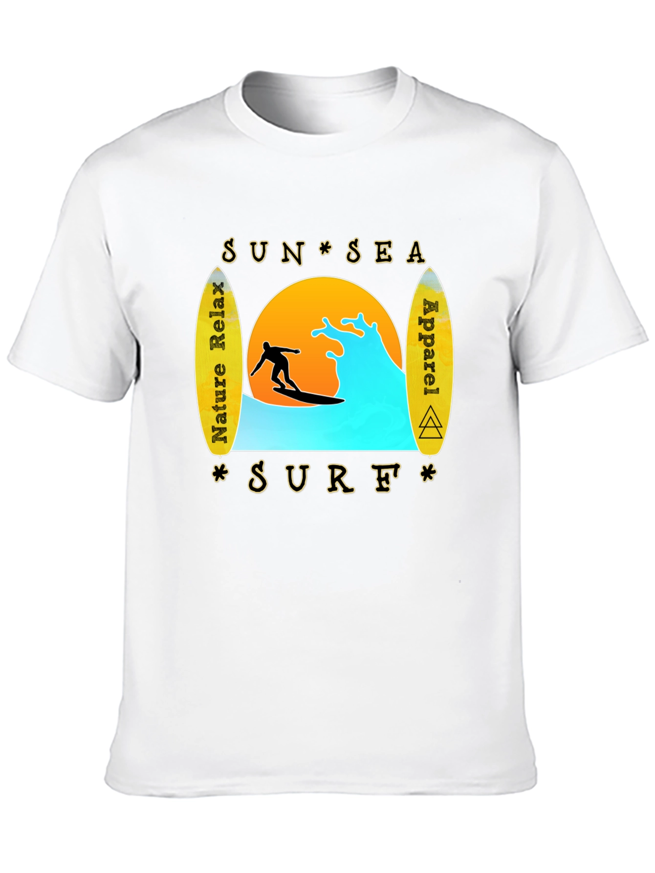 Sun Sea Surf T-Shirt - Nature Relax Apparel