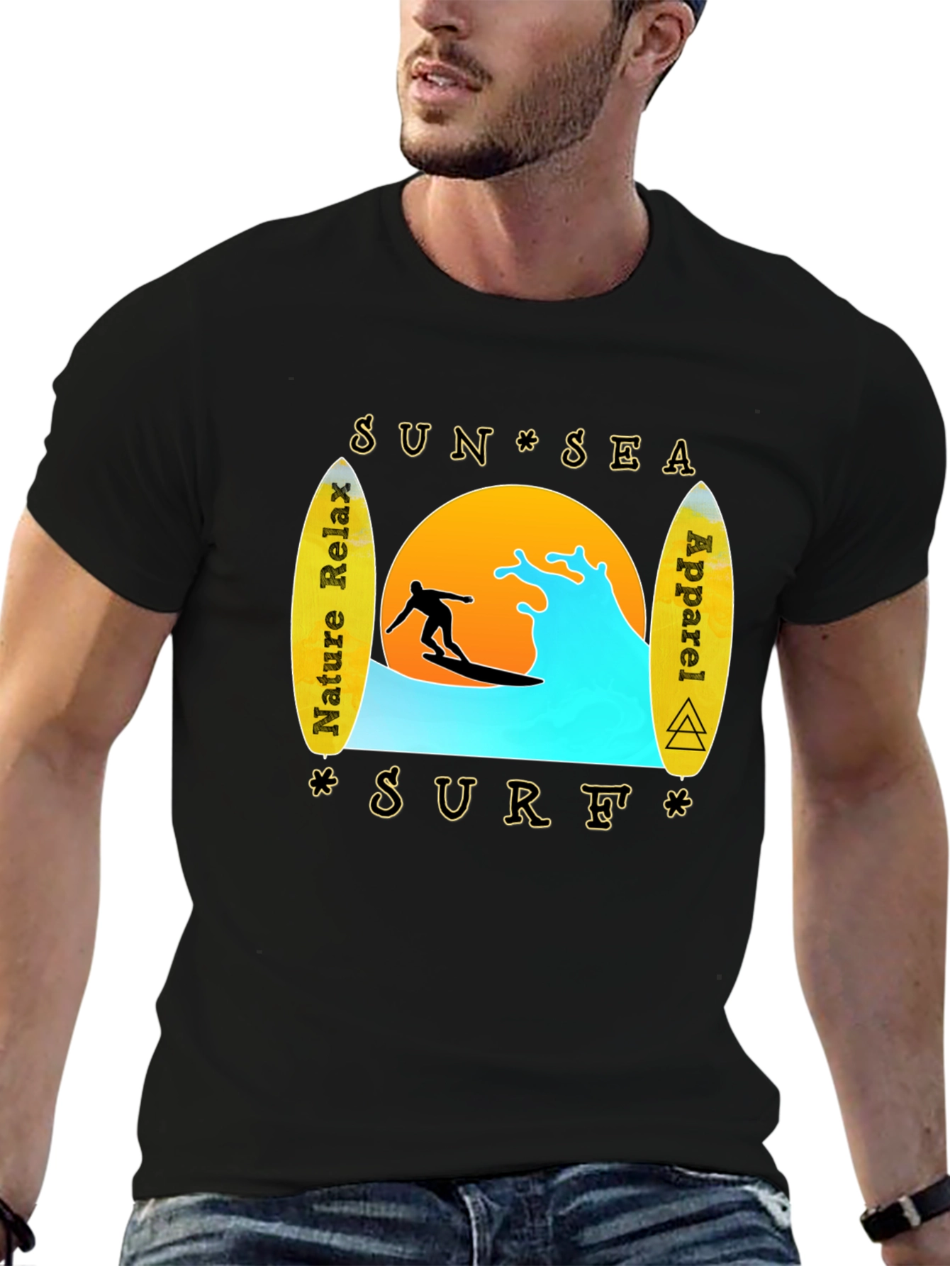 Sun Sea Surf T-Shirt - Nature Relax Apparel