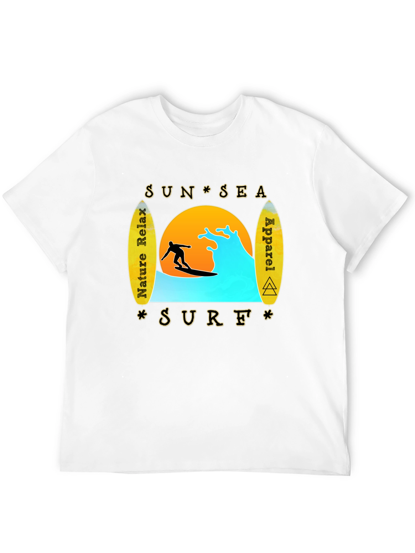 Sun Sea Surf T-Shirt - Nature Relax Apparel