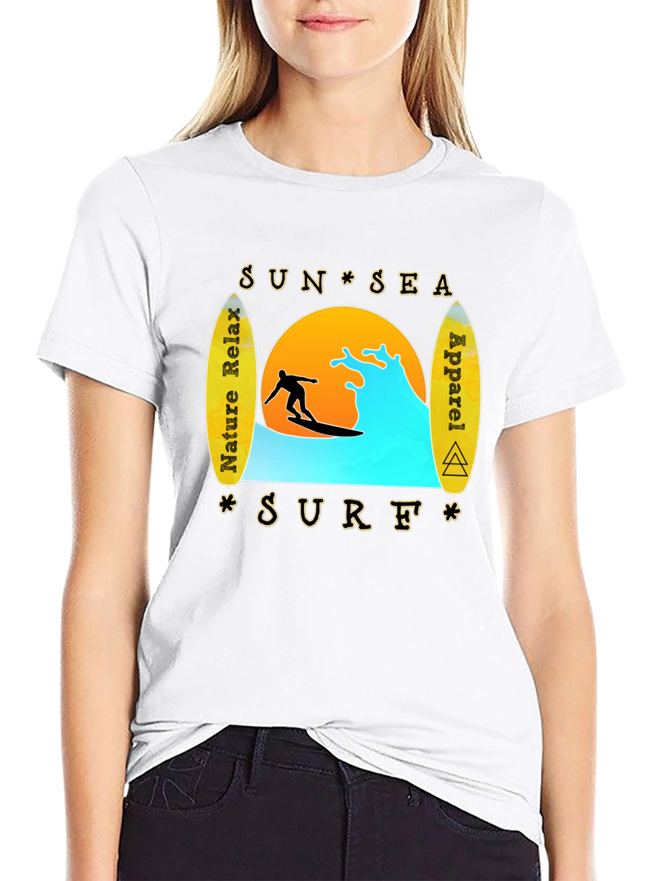 Sun Sea Surf T-Shirt - Nature Relax Apparel