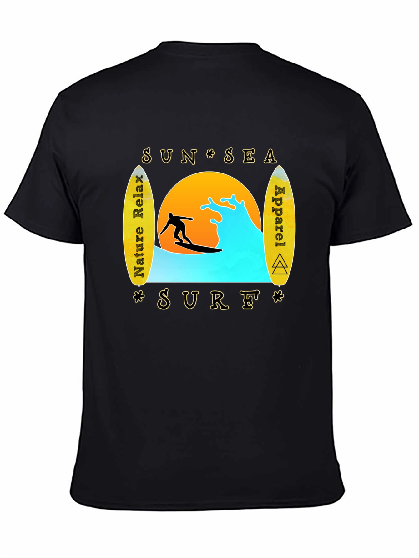 Sun Sea Surf T-Shirt - Nature Relax Apparel