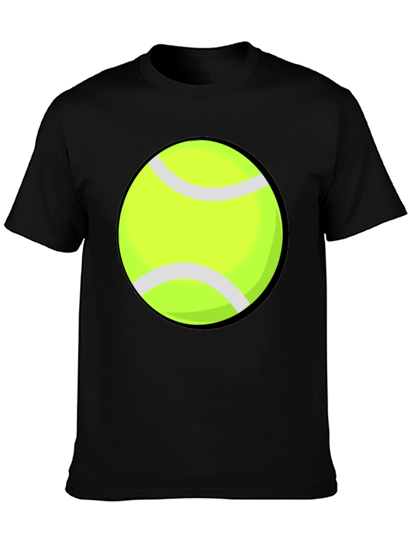Tennis Ball Graphic Tee - Sporty Style