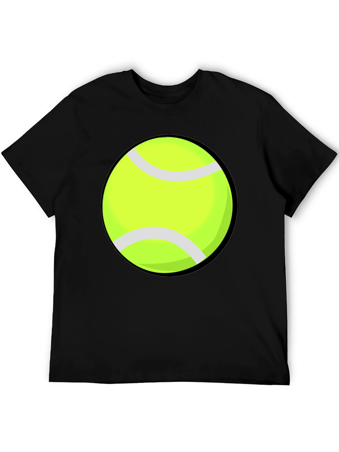 Tennis Ball Graphic Tee - Sporty Style