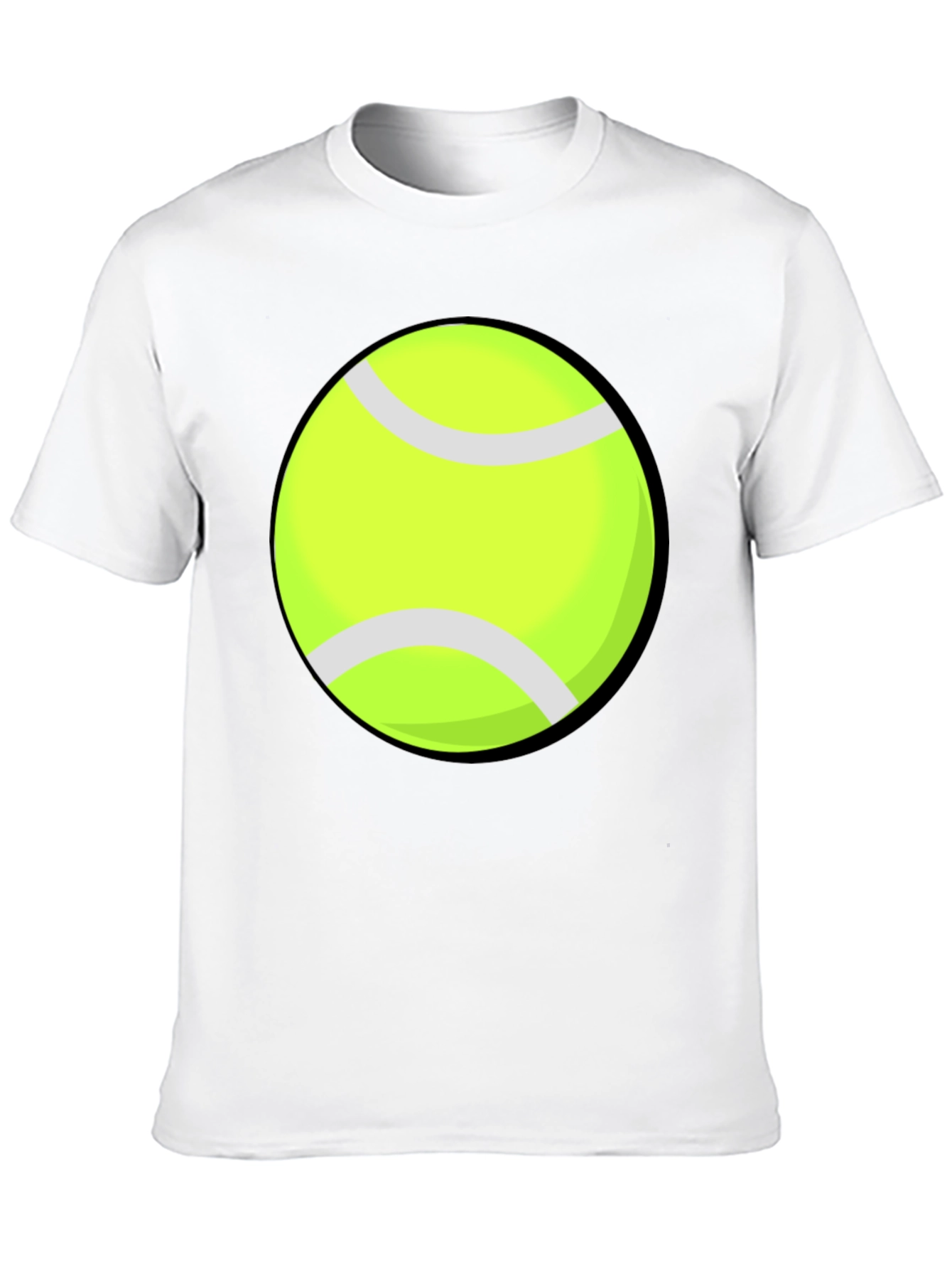 Tennis Ball Graphic Tee - Sporty Style