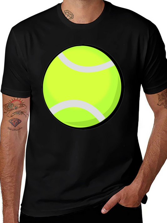 Tennis Ball Graphic Tee - Sporty Style