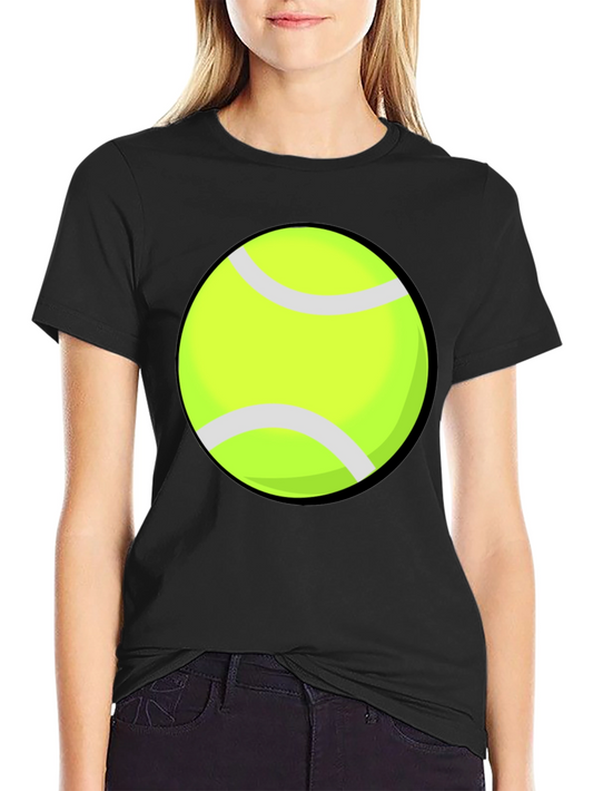 Tennis Ball Graphic Tee - Sporty Style