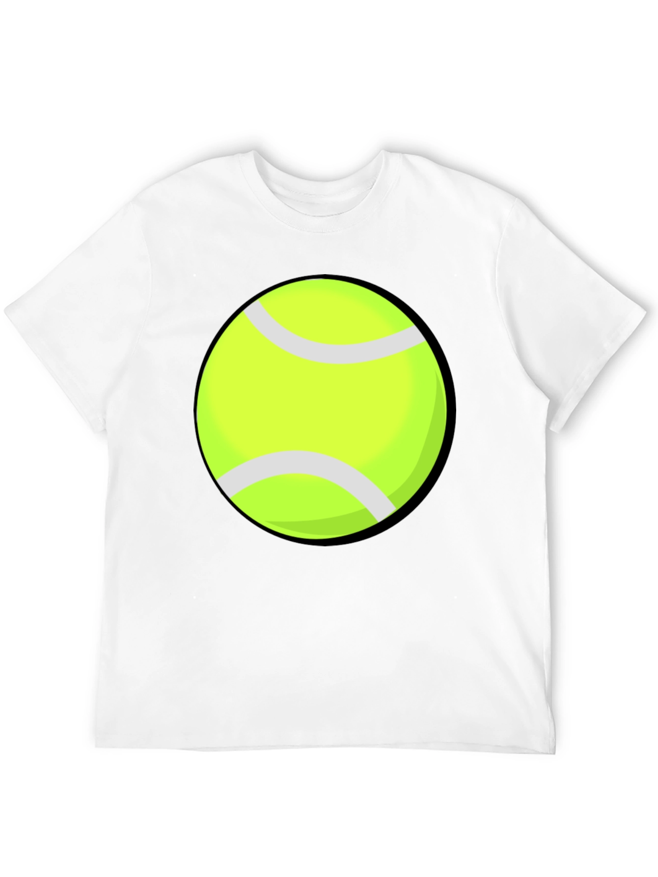 Tennis Ball Graphic Tee - Sporty Style