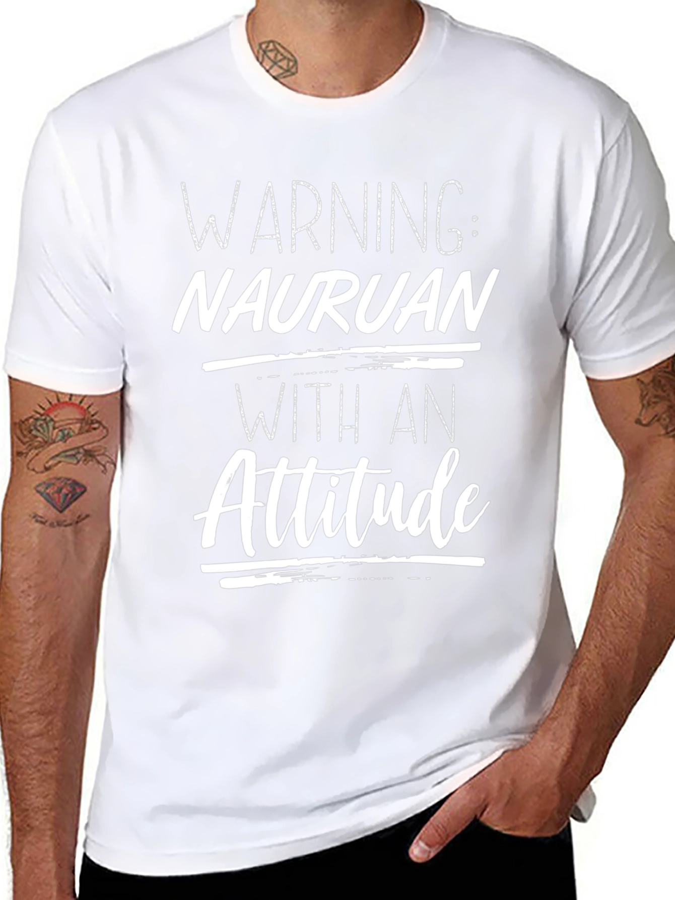 Nauruan With An Attitude Graphic T-Shirt