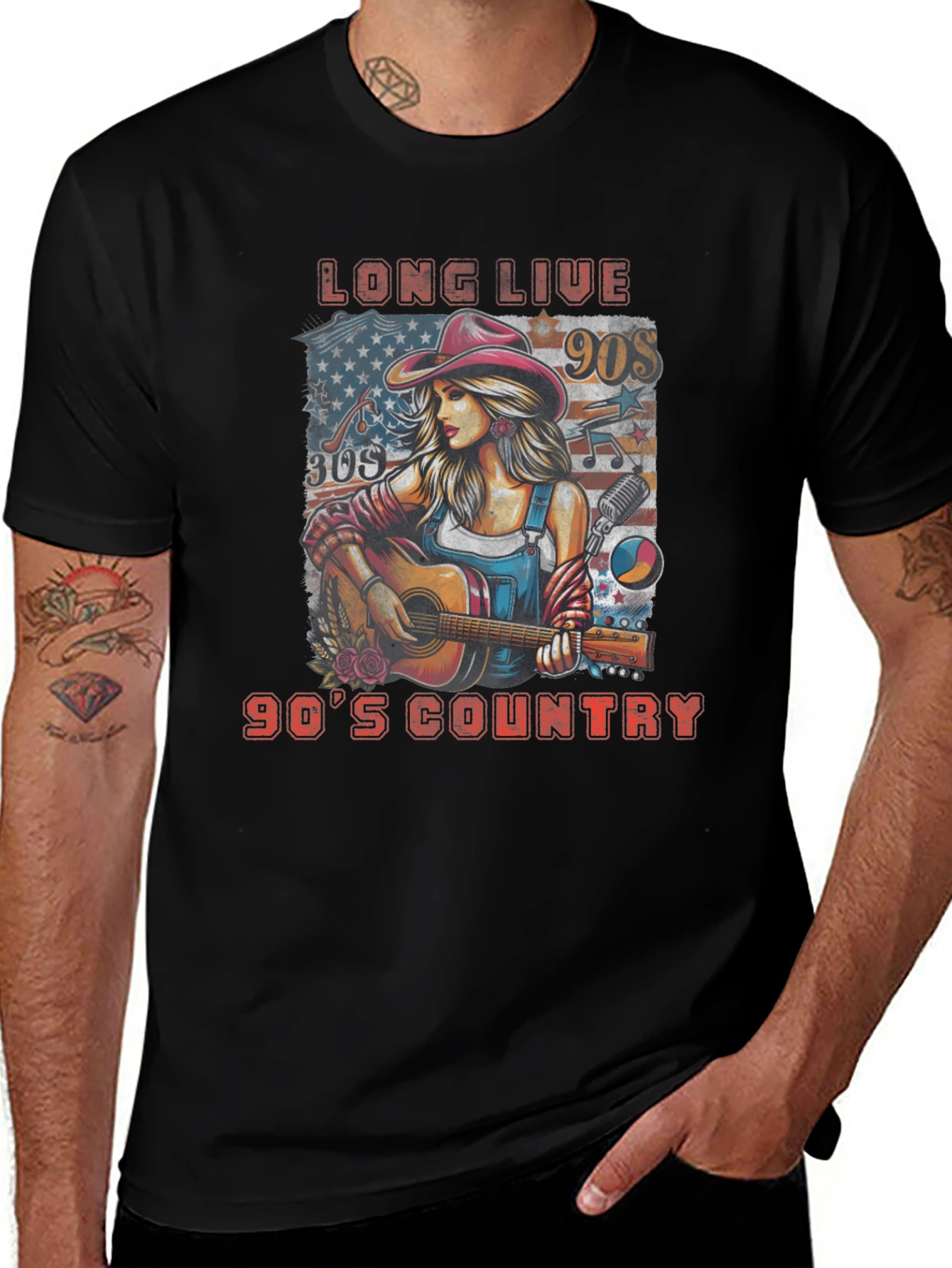 90s Country Music Graphic Tee