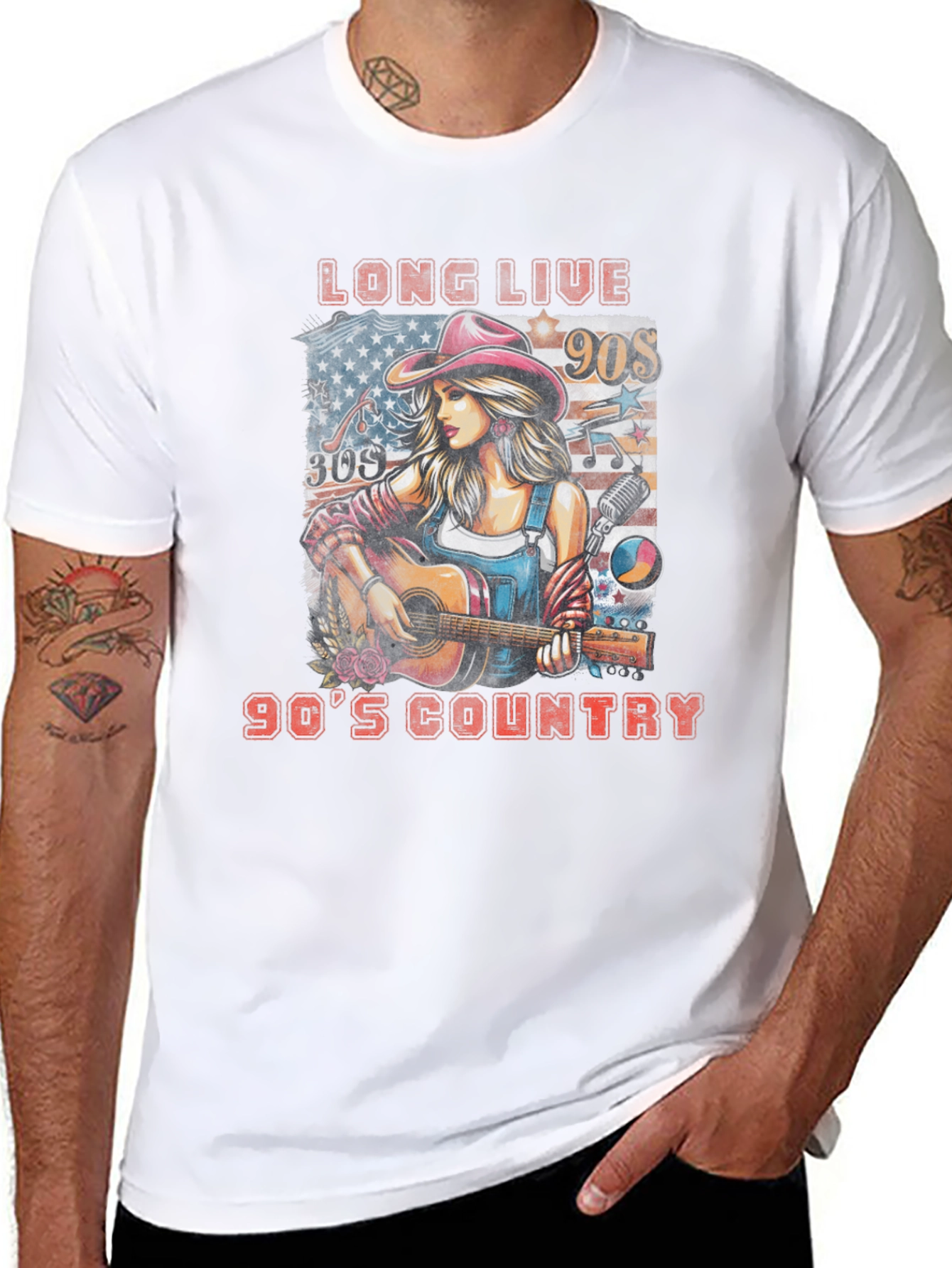 90s Country Music Graphic Tee