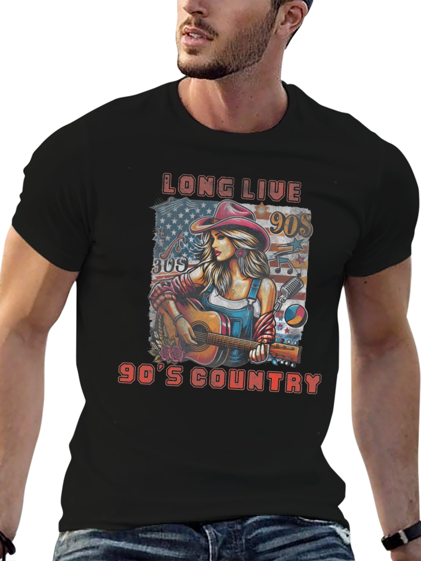 90s Country Music Graphic Tee