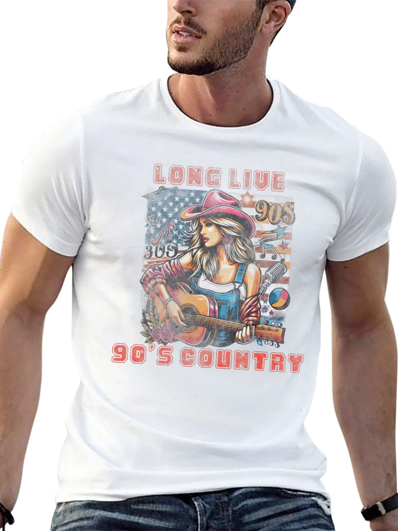 90s Country Music Graphic Tee