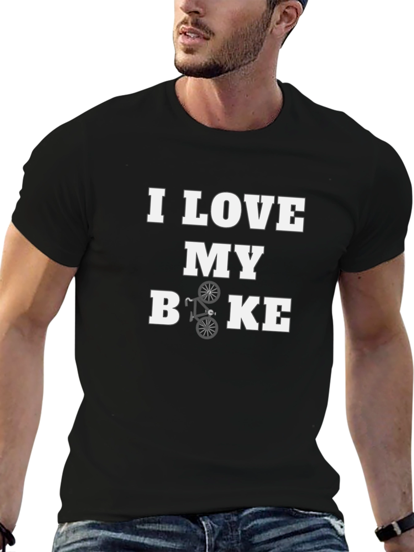 I Love My Bike T-Shirt - Black