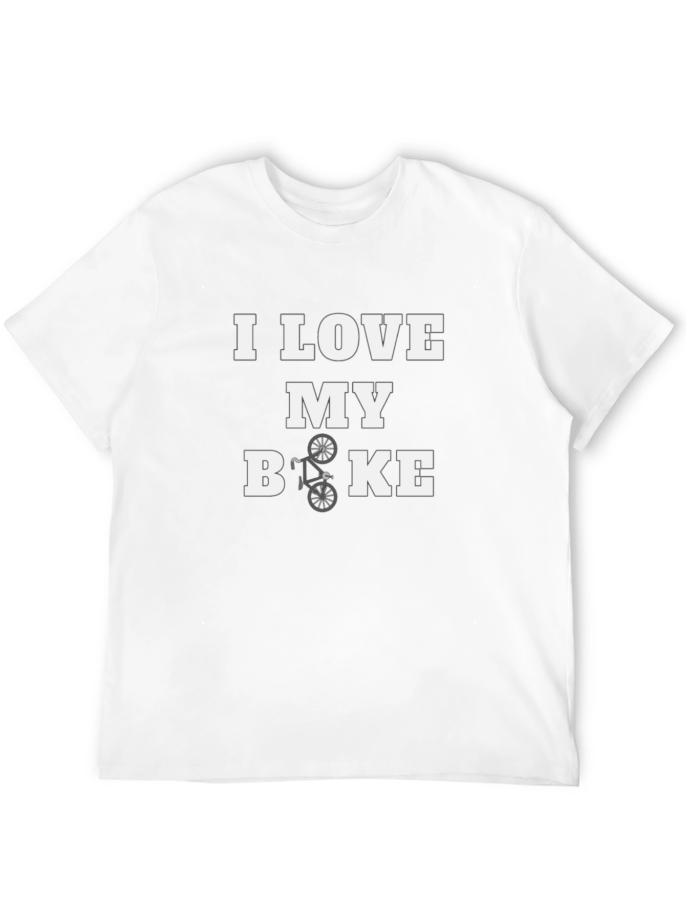 I Love My Bike T-Shirt - Black