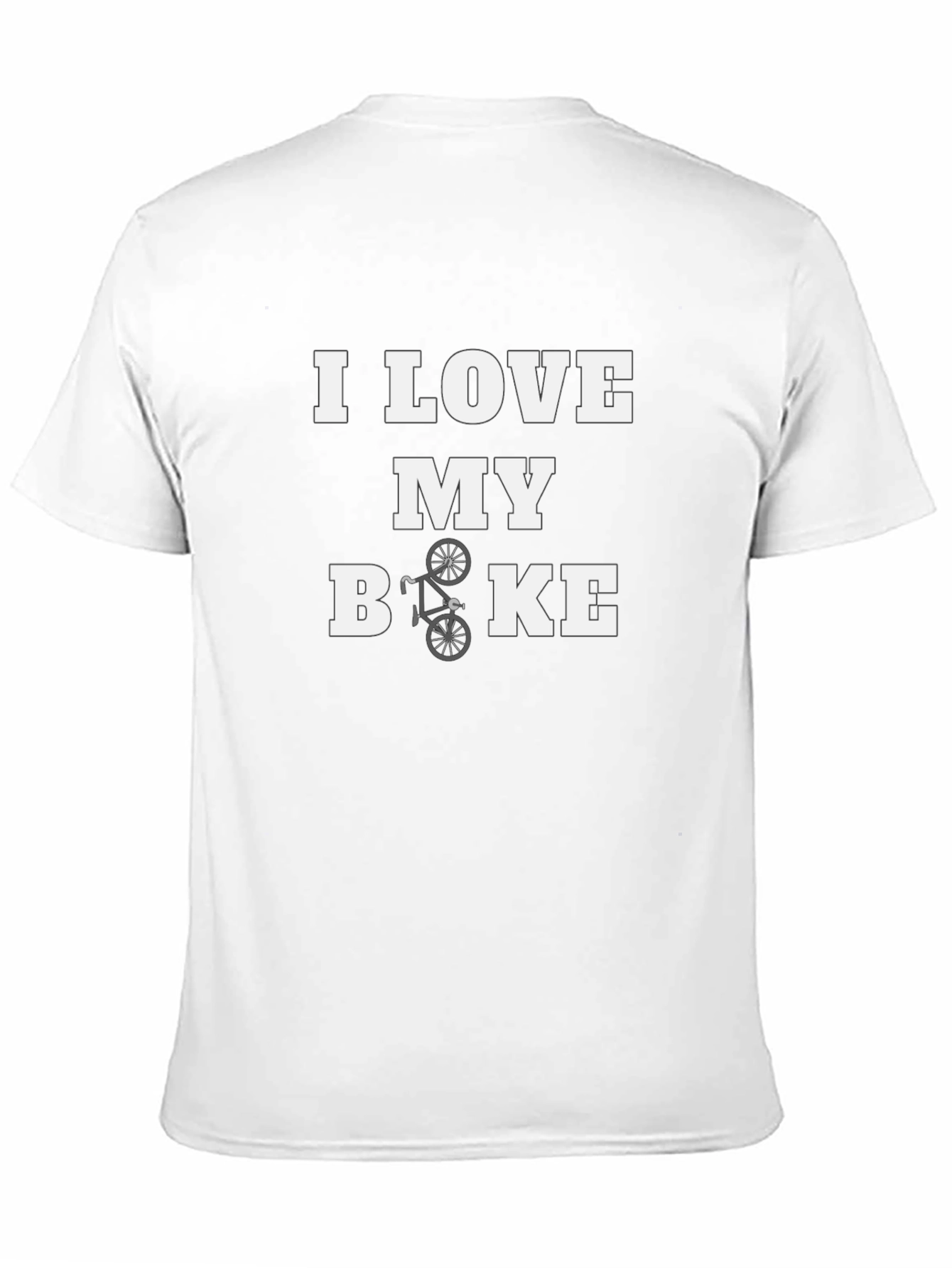 I Love My Bike T-Shirt - Black