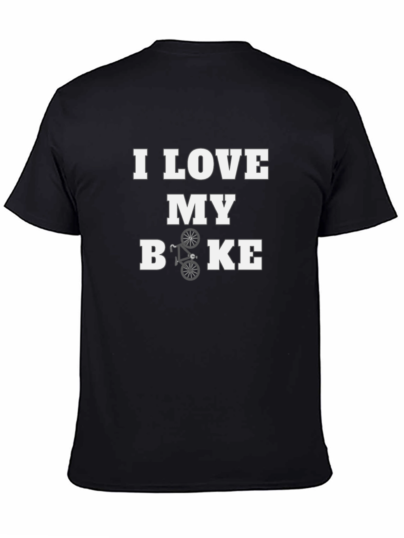 I Love My Bike T-Shirt - Black