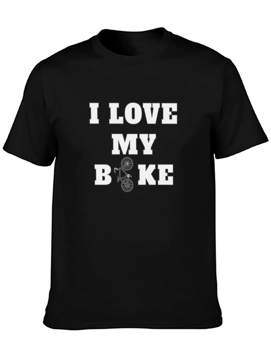 I Love My Bike T-Shirt - Black