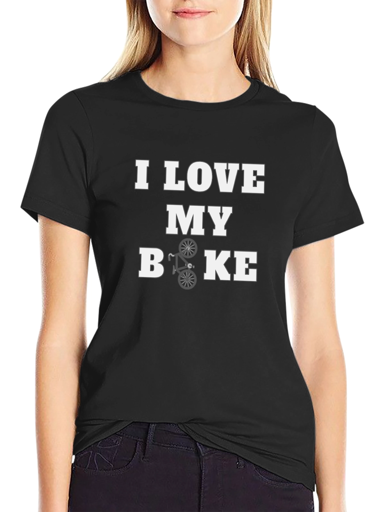 I Love My Bike T-Shirt - Black